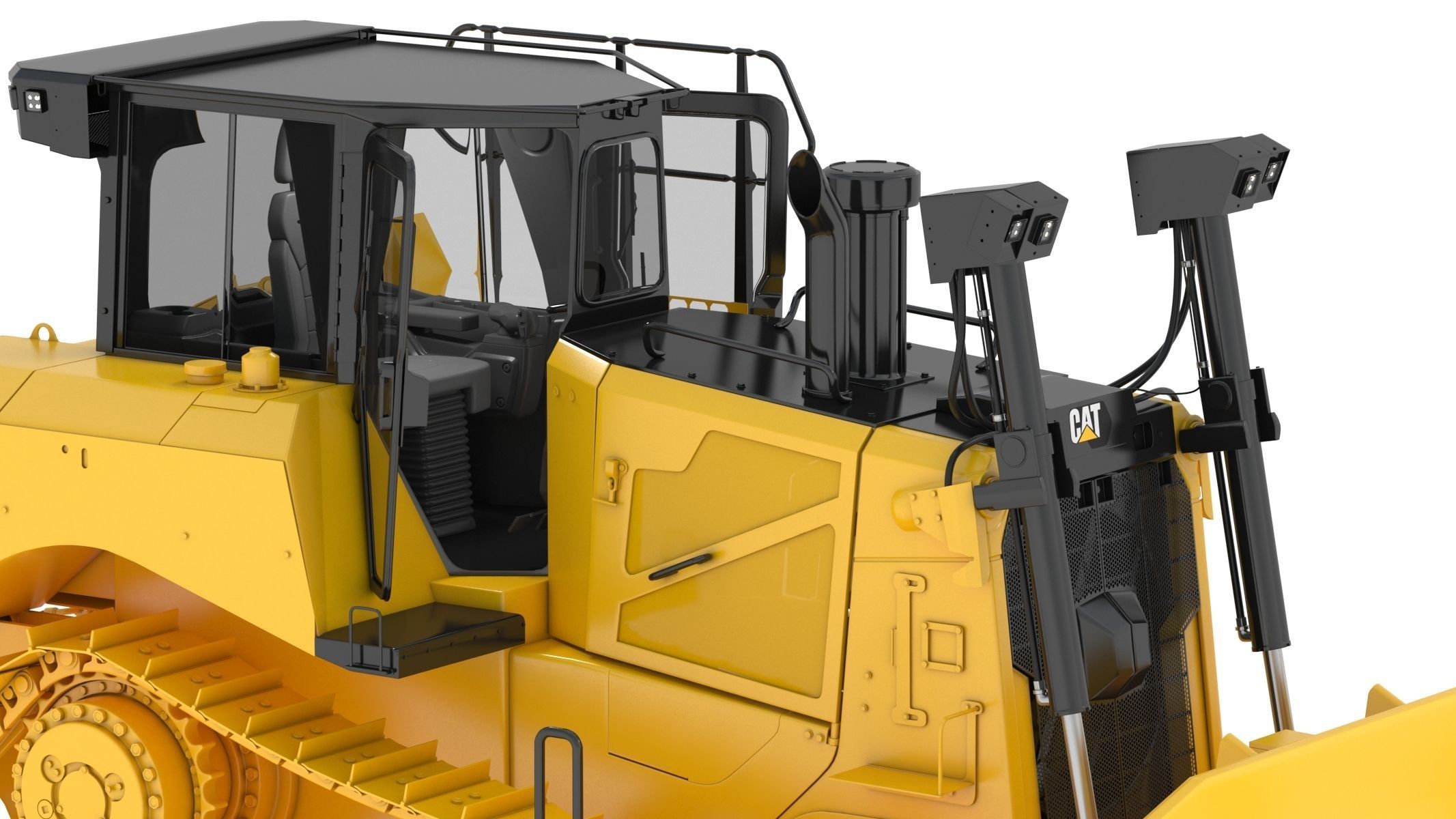 Bulldozer Generic 3D model_20