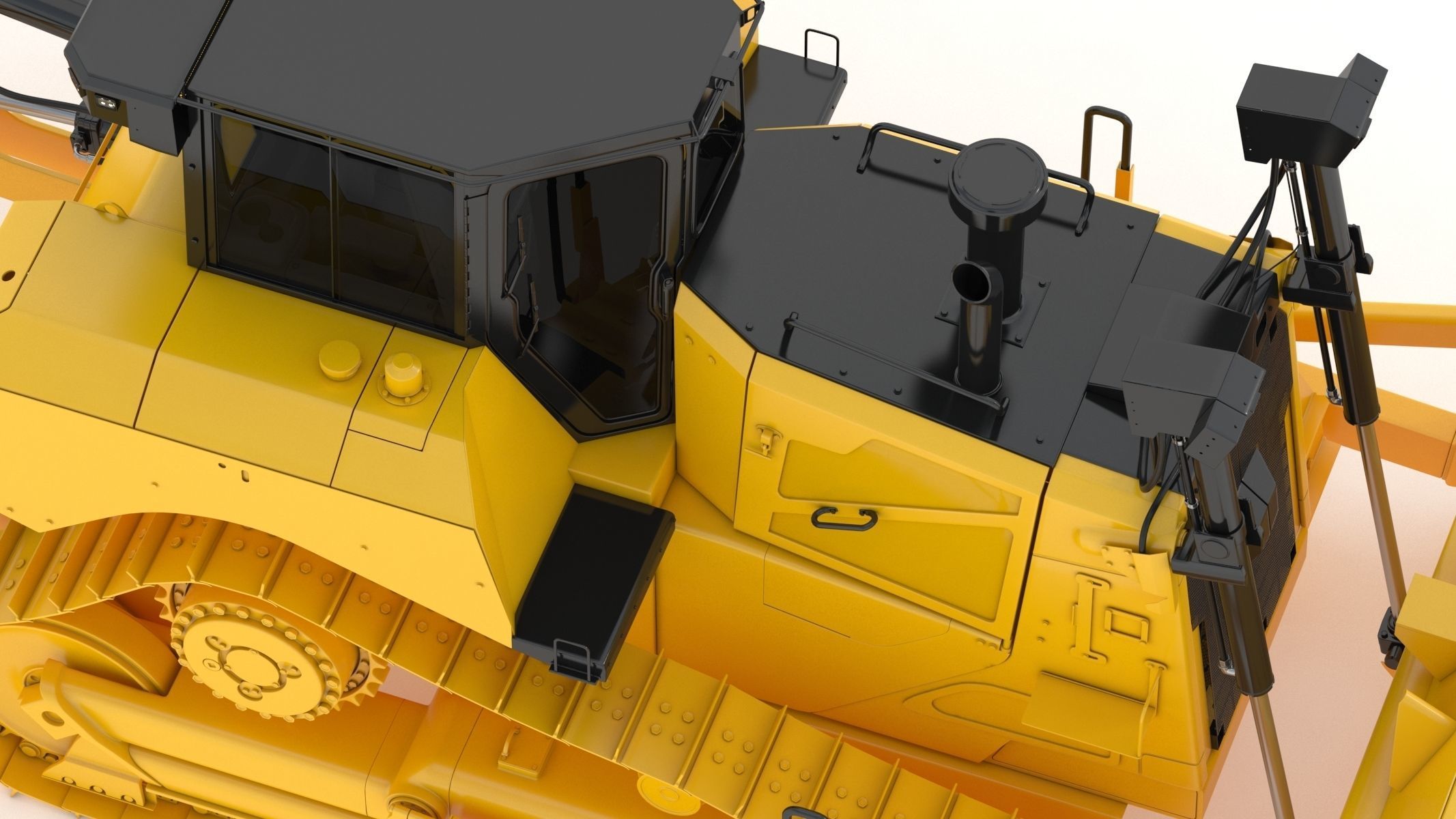 Bulldozer Generic 3D model_18