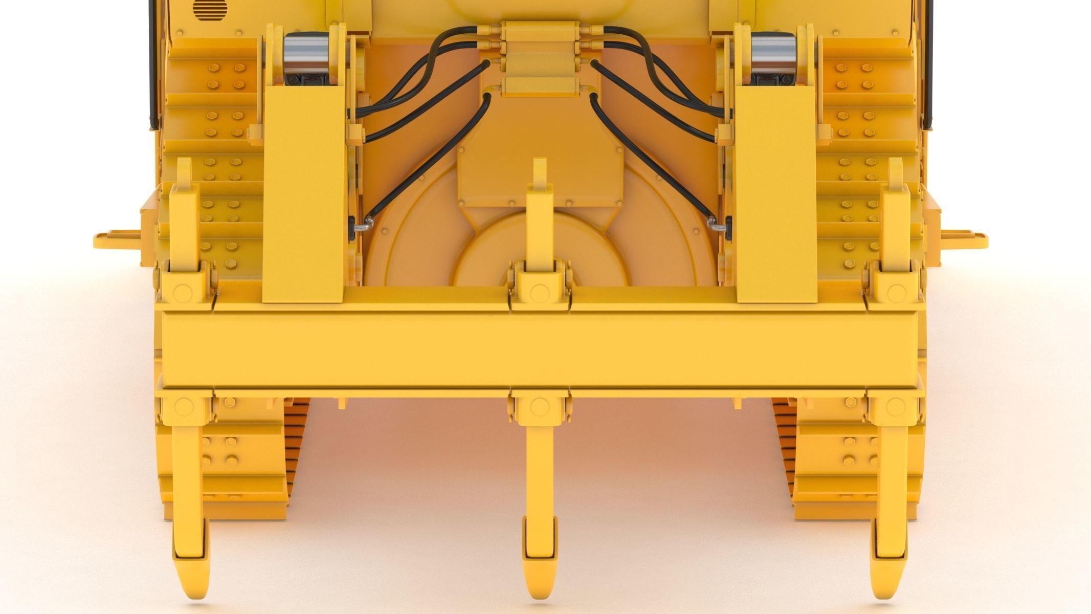 Bulldozer Generic 3D model_13