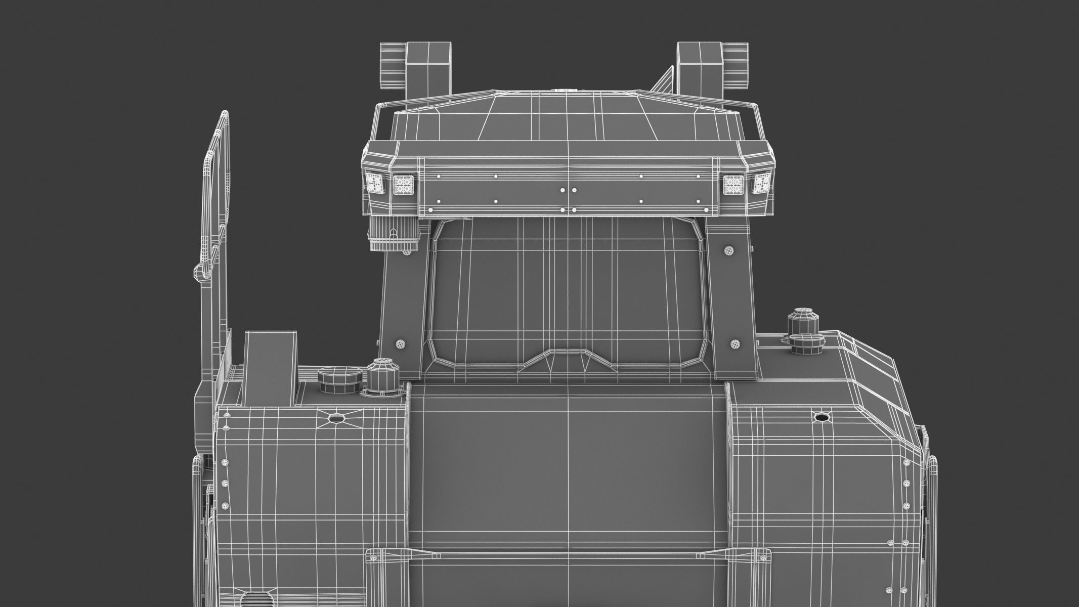 Bulldozer Generic 3D model_35