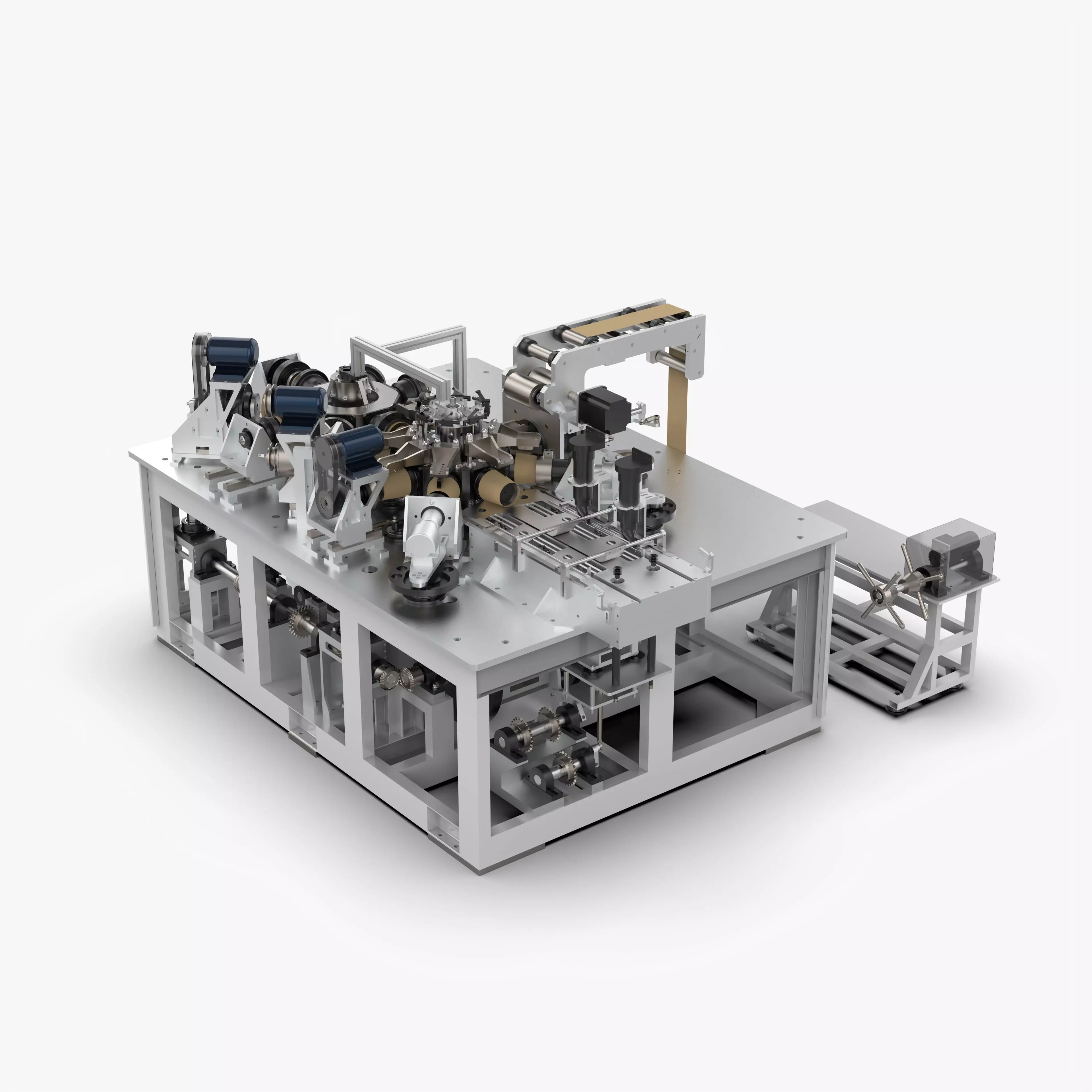 Automatic Disposable Cup Production 3D model_0