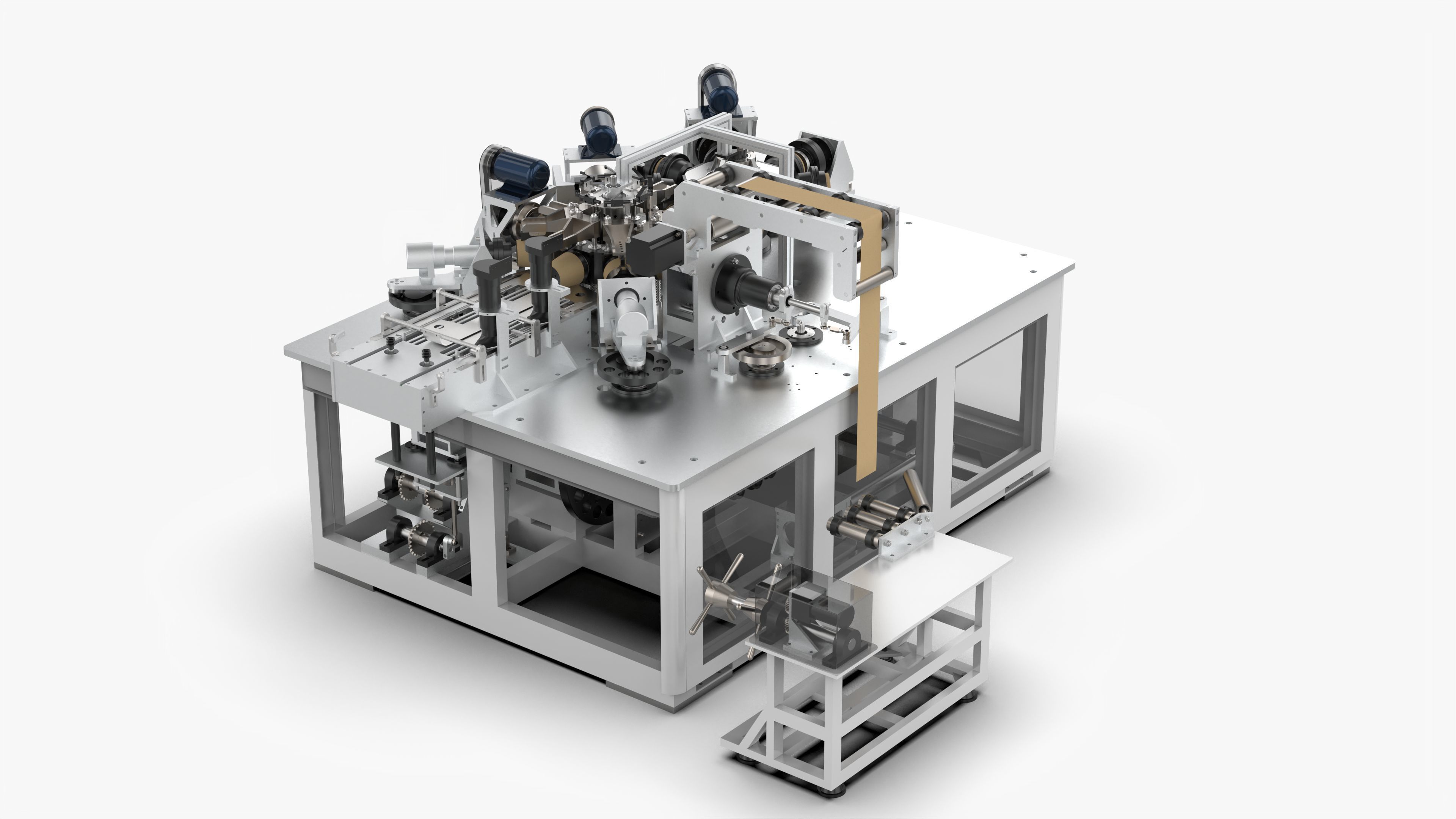 Automatic Disposable Cup Production 3D model_2