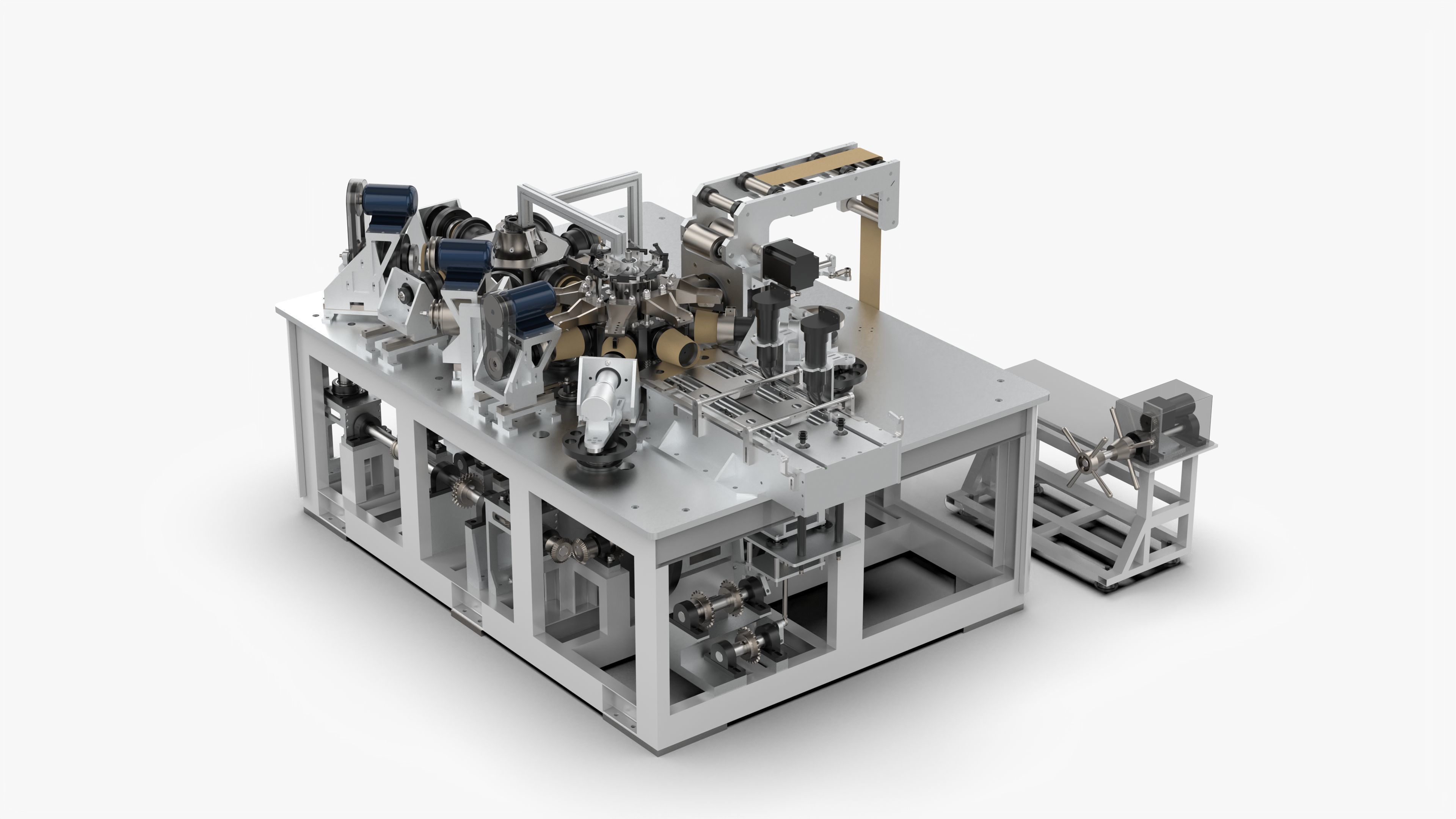 Automatic Disposable Cup Production 3D model_1