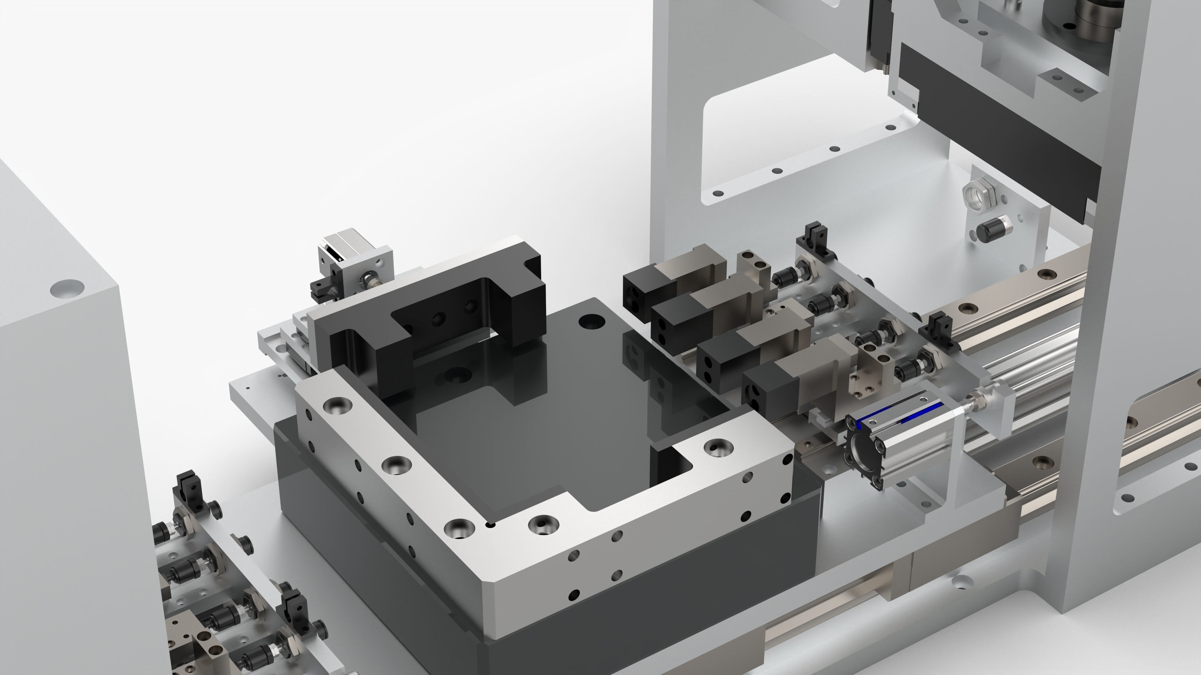 Automatic Square Battery Size Measuring Machine 3D model_8