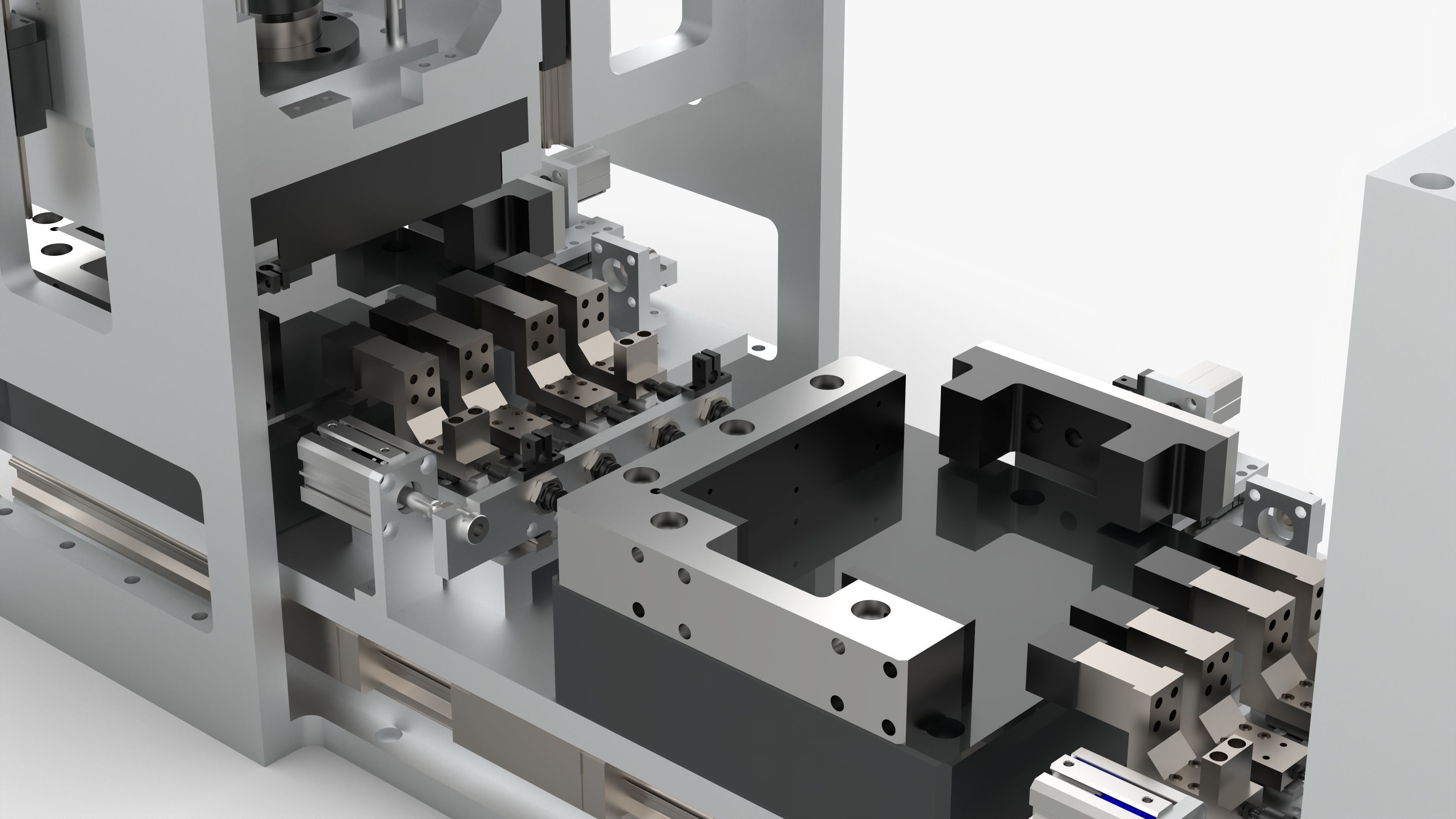 Automatic Square Battery Size Measuring Machine 3D model_9