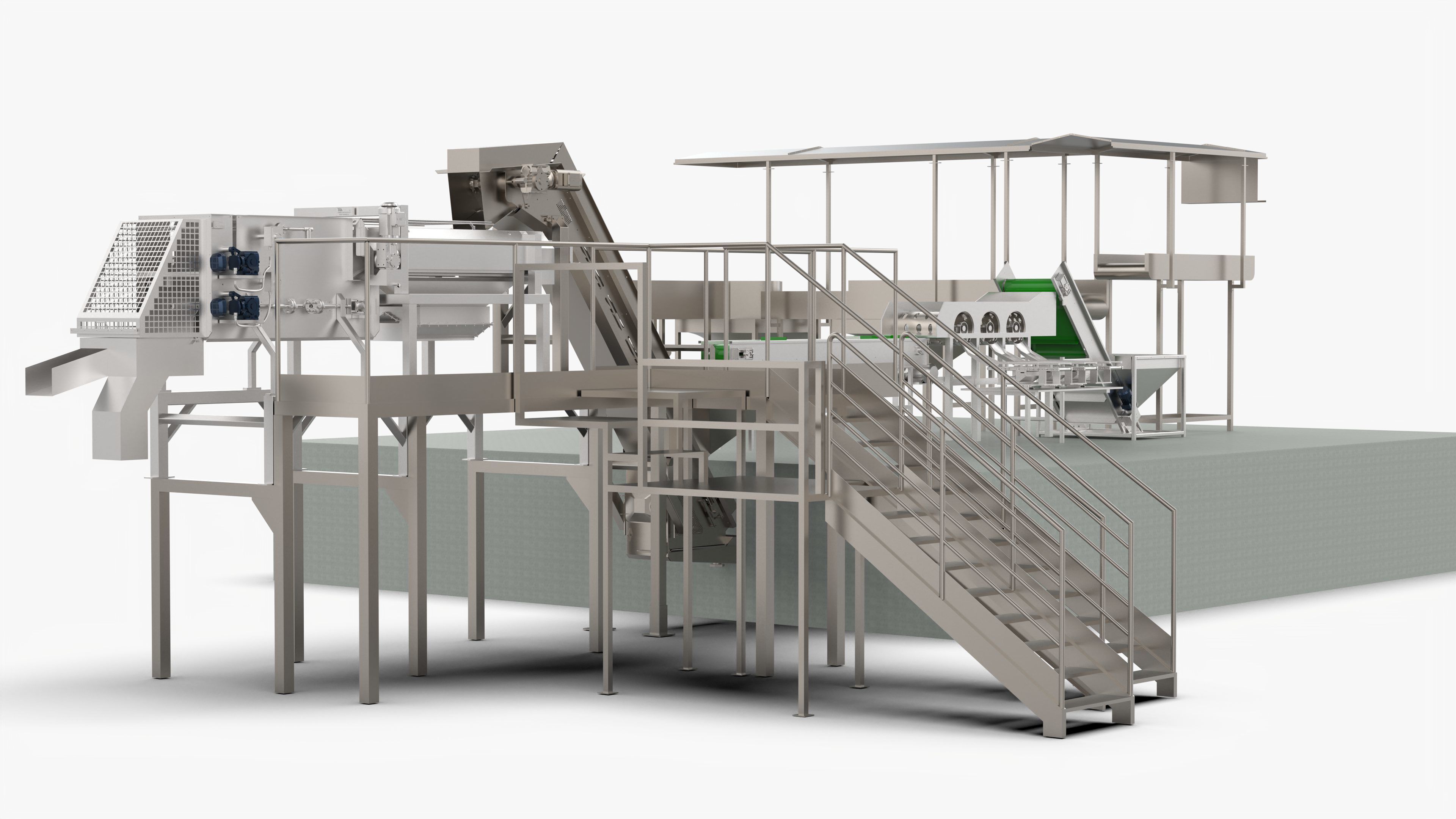 Garlic Sorting and Processing Equipment 3D model_7