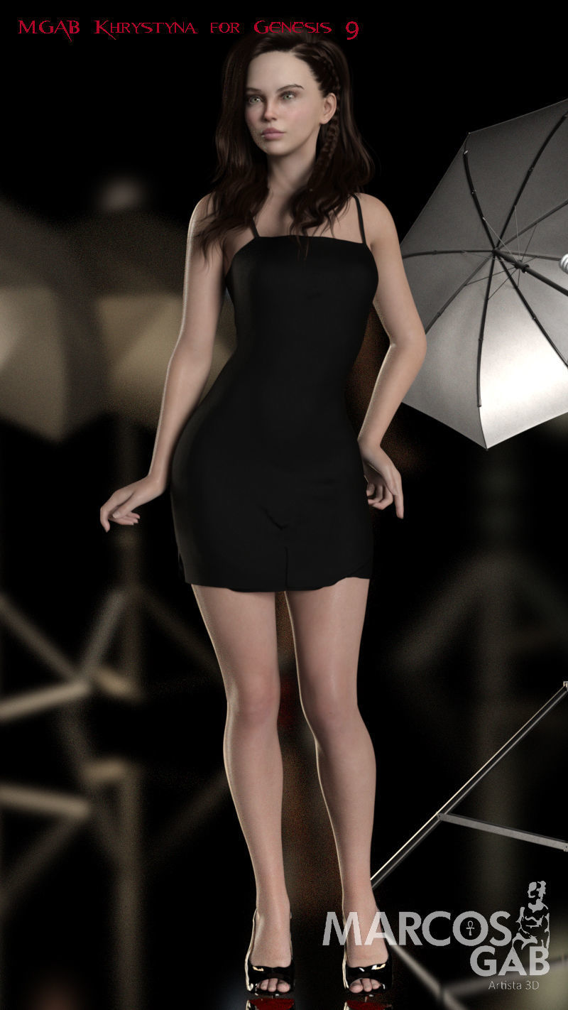 MGAB Khrystyna for Genesis 9 3D model_11