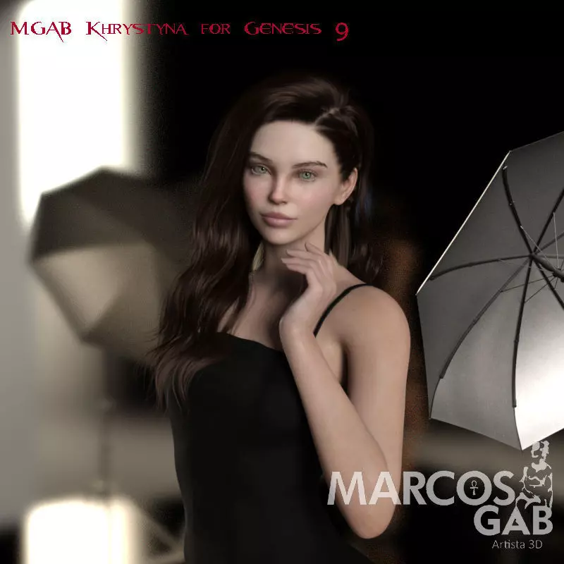 MGAB Khrystyna for Genesis 9 3D model_0