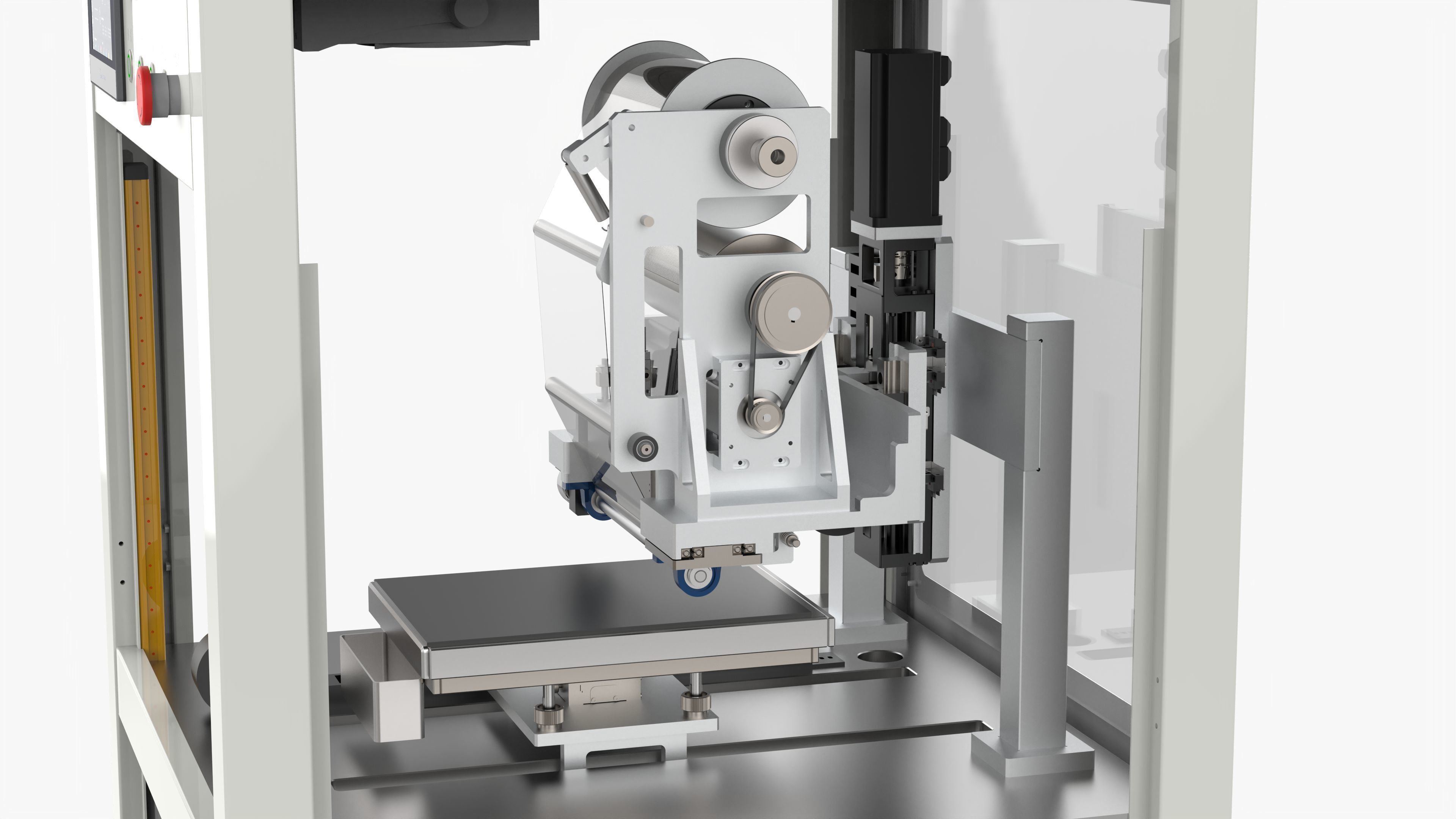 Automatic Glue Removal Machine 3D model_7