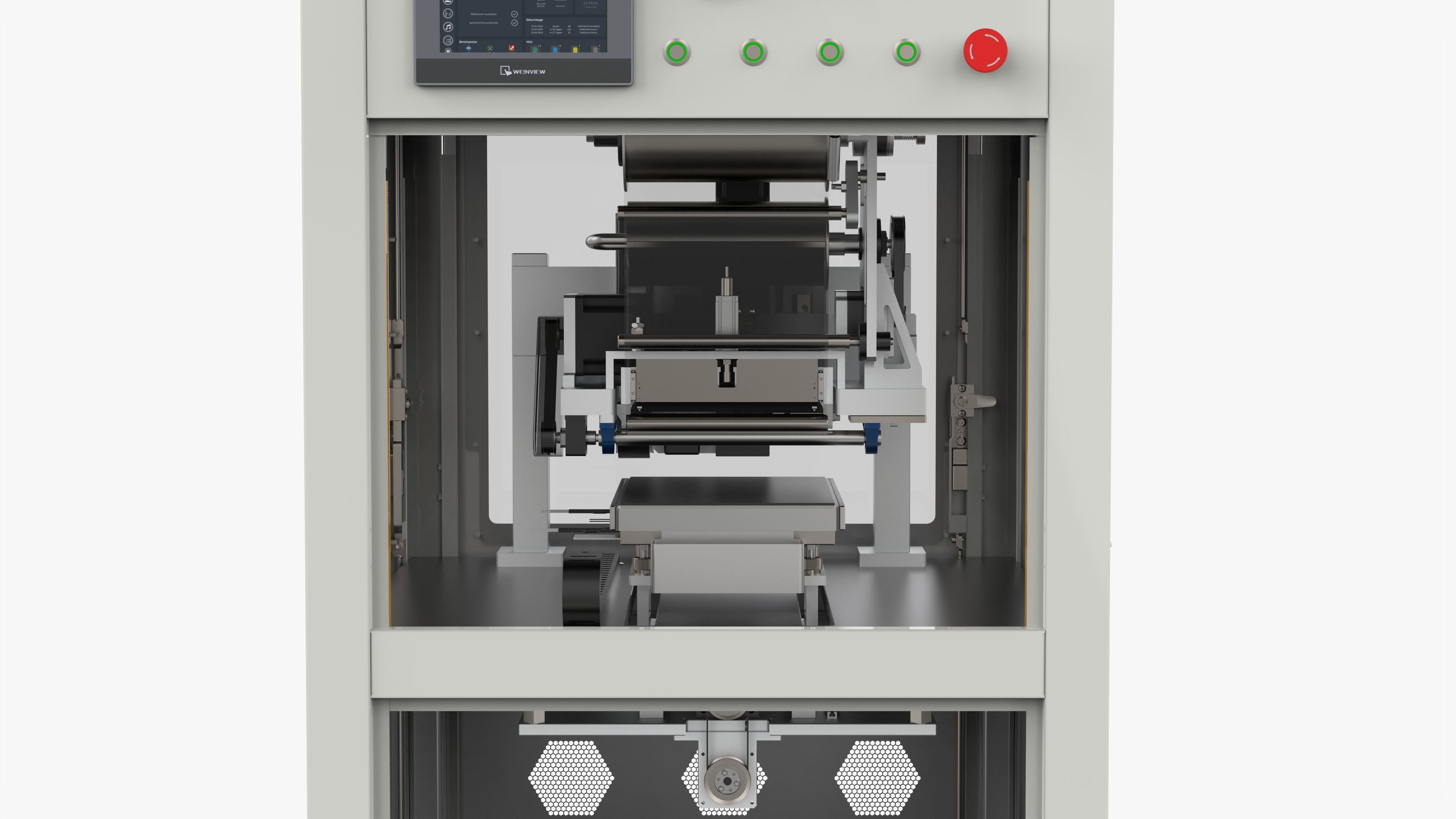 Automatic Glue Removal Machine 3D model_6