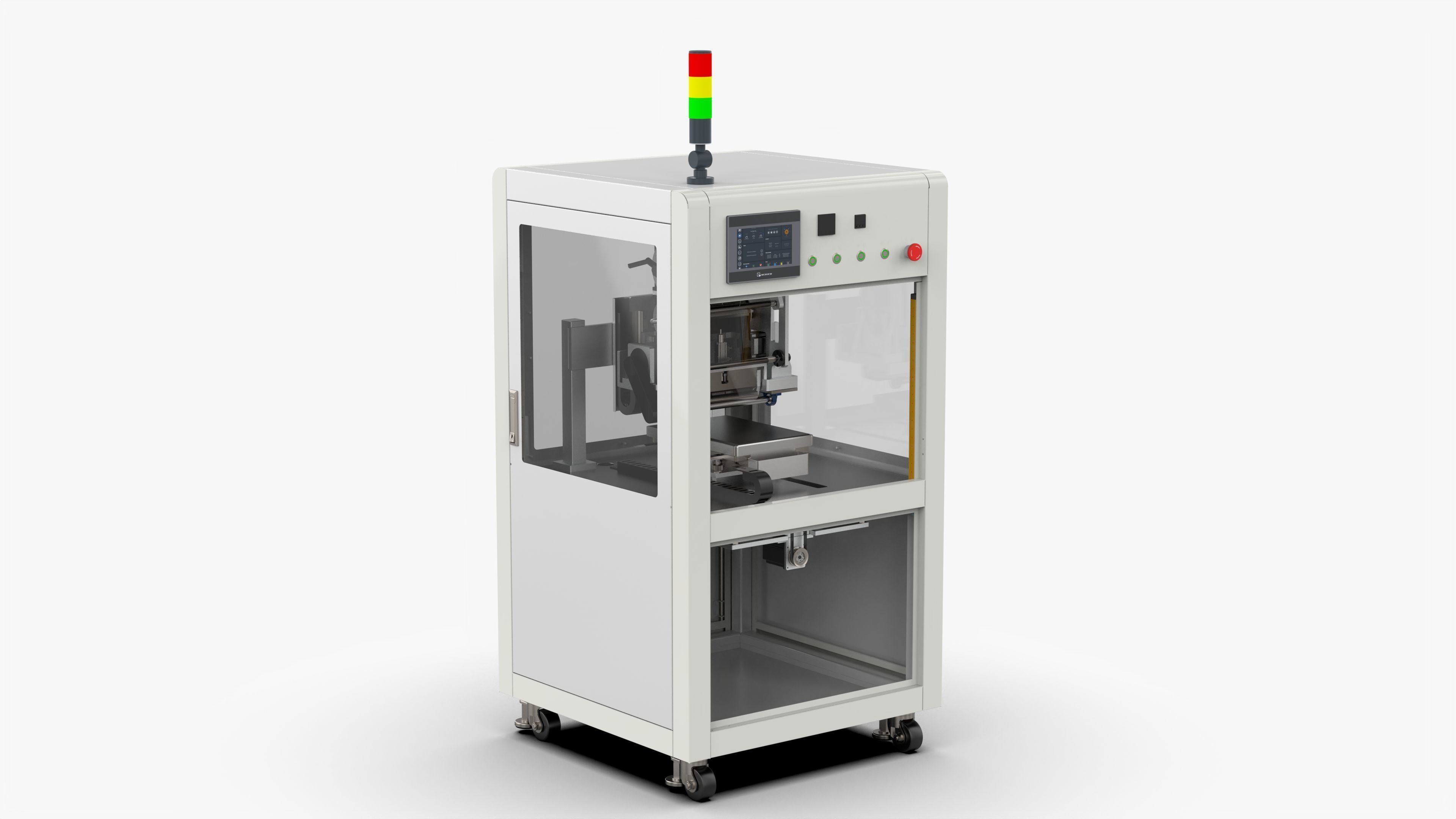 Automatic Glue Removal Machine 3D model_1