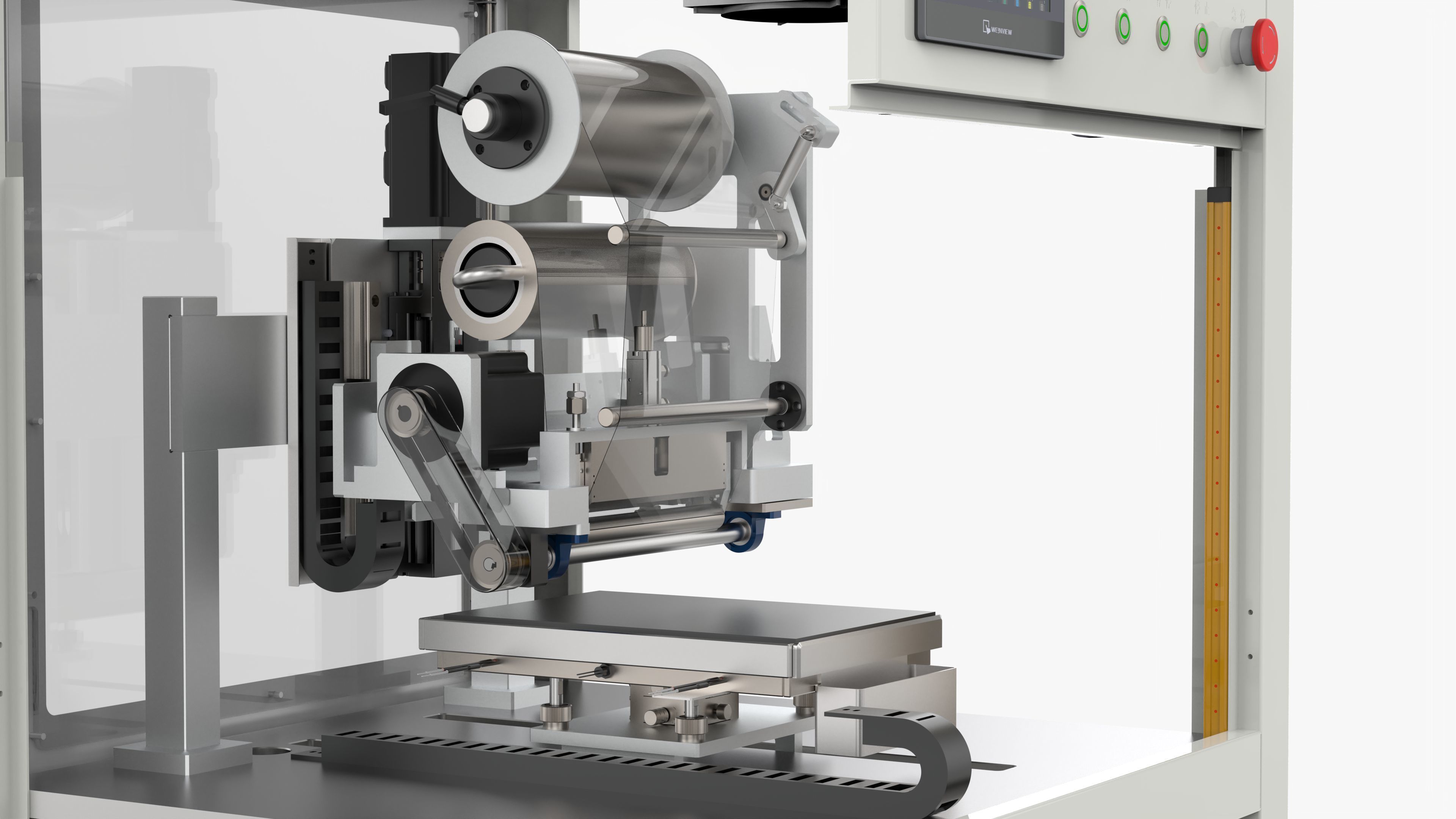 Automatic Glue Removal Machine 3D model_10