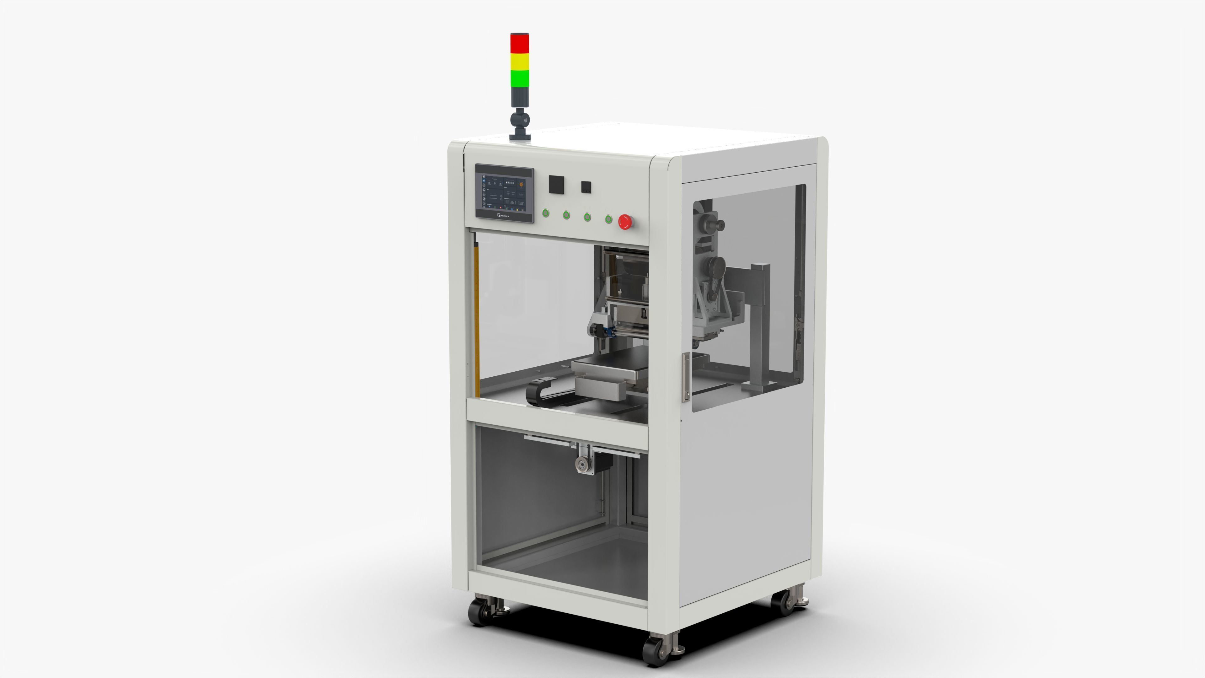 Automatic Glue Removal Machine 3D model_4