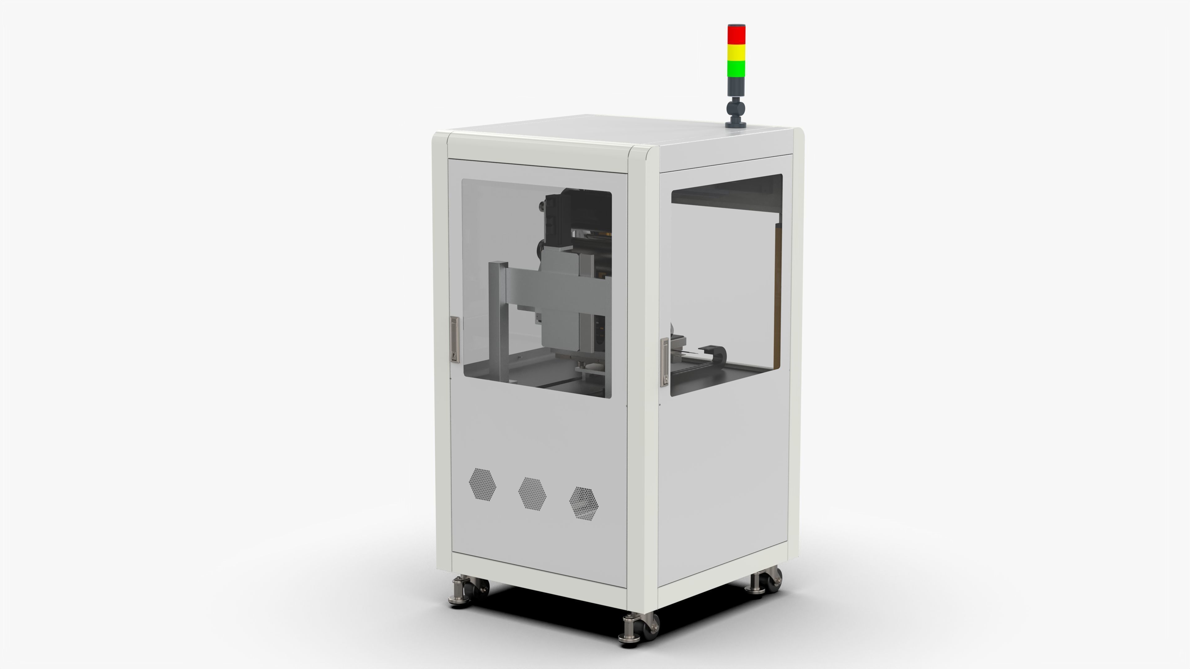 Automatic Glue Removal Machine 3D model_2