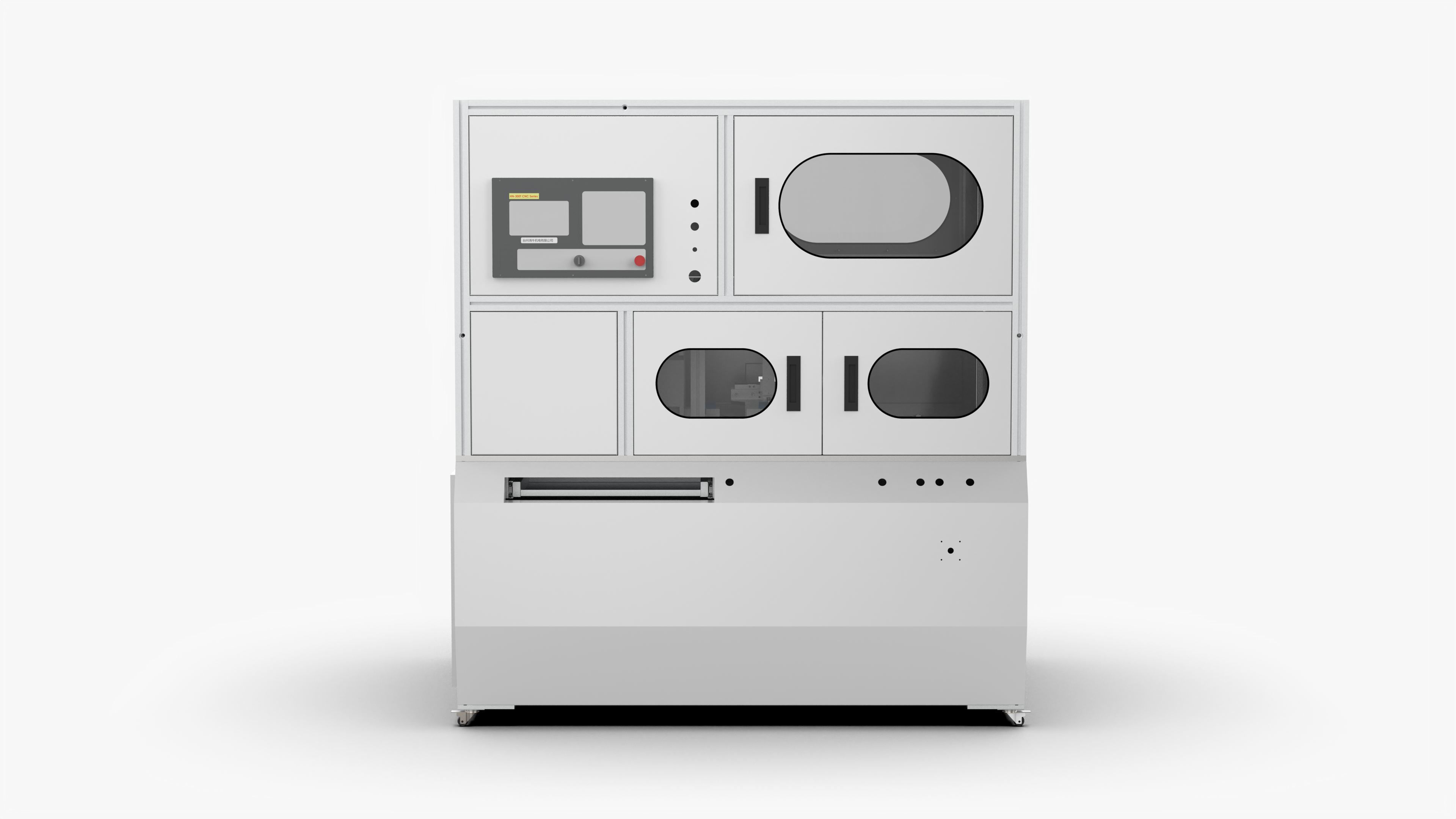Automatic Cylindrical Battery Cutting and Welding Machine 3D model_5