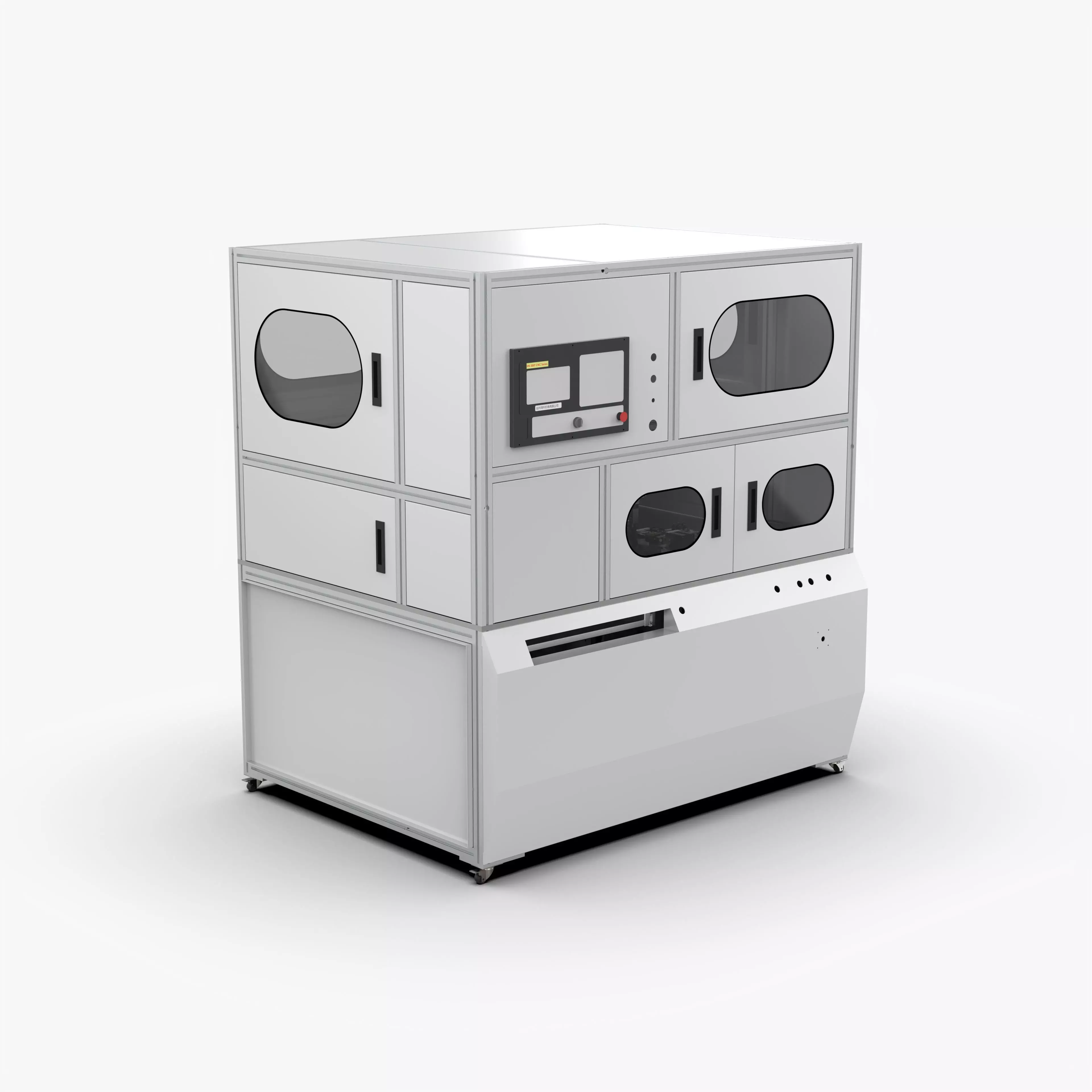 Automatic Cylindrical Battery Cutting and Welding Machine 3D model_0