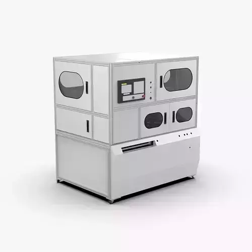 Automatic Cylindrical Battery Cutting and Welding Machine 3D model