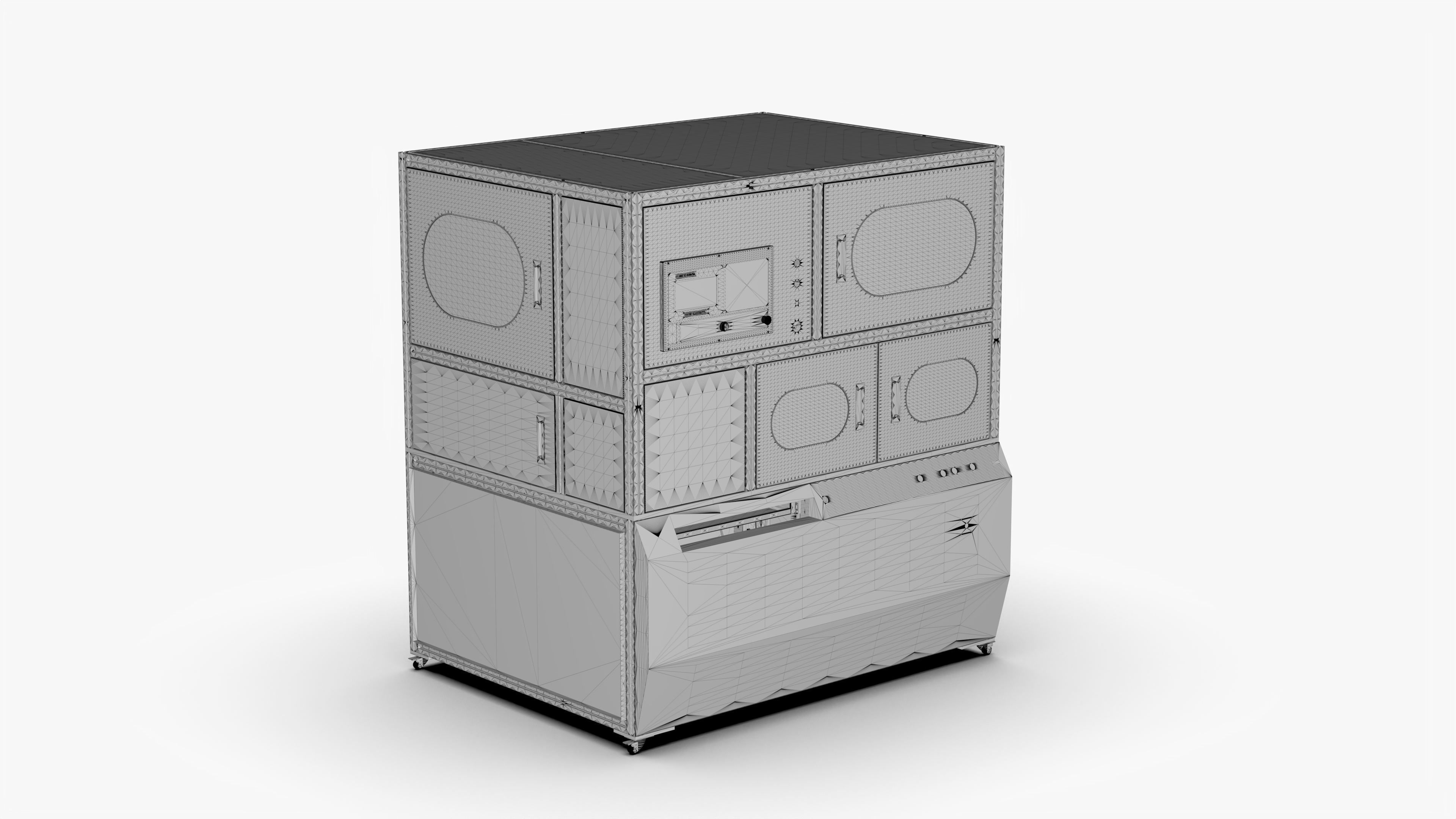 Automatic Cylindrical Battery Cutting and Welding Machine 3D model_13