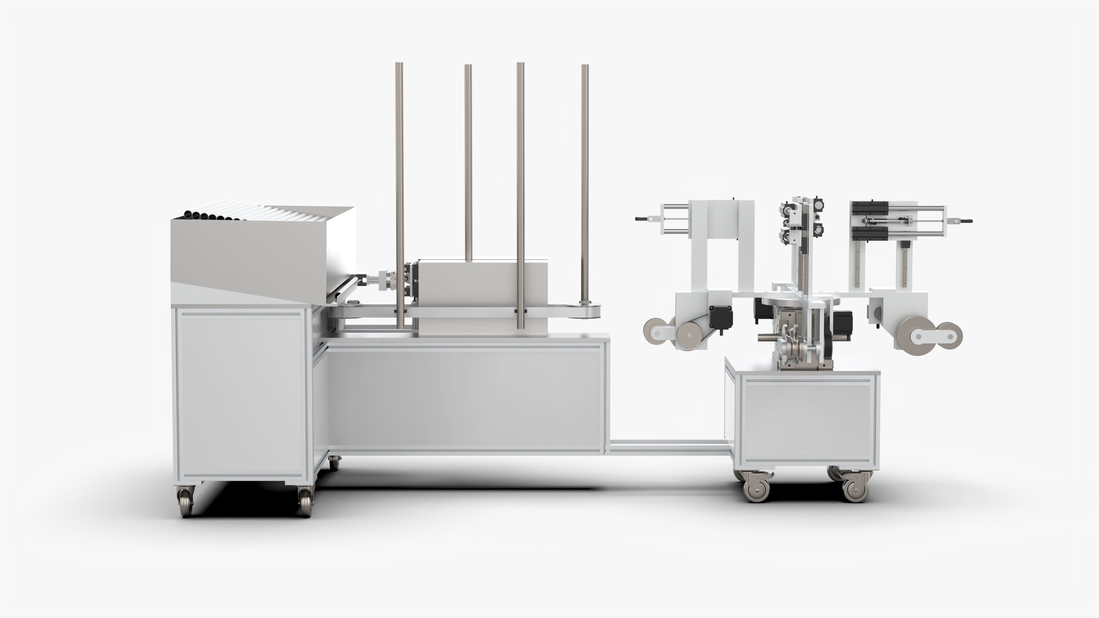 Automatic Pipe Bending Machine 3D model_5