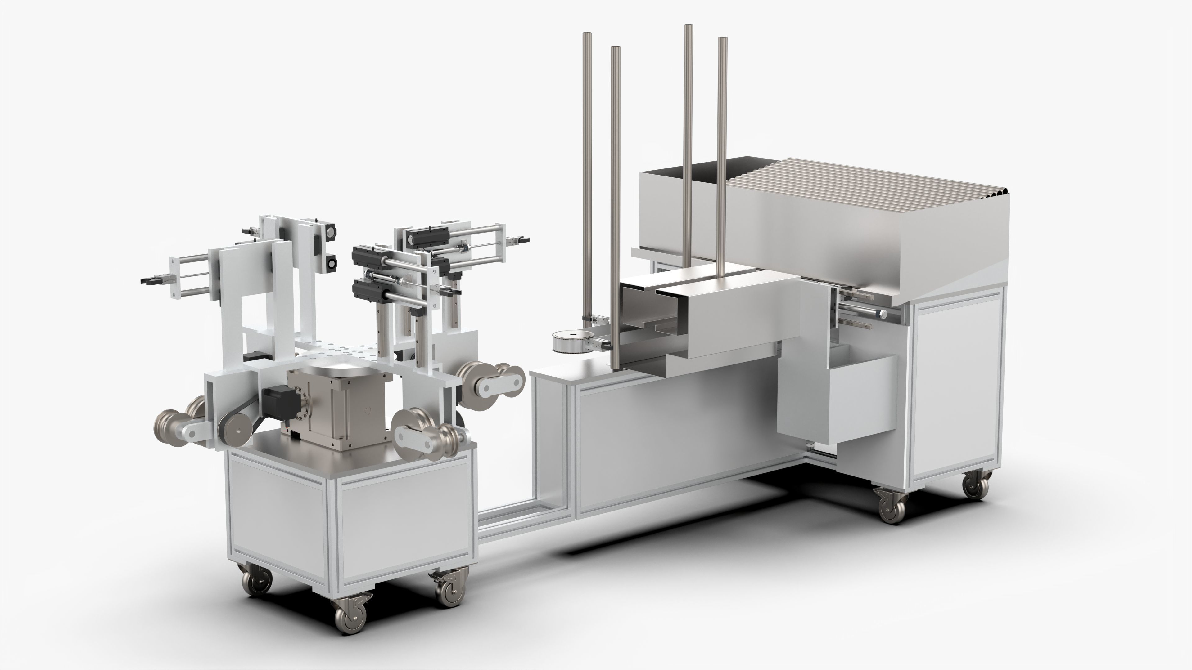 Automatic Pipe Bending Machine 3D model_2