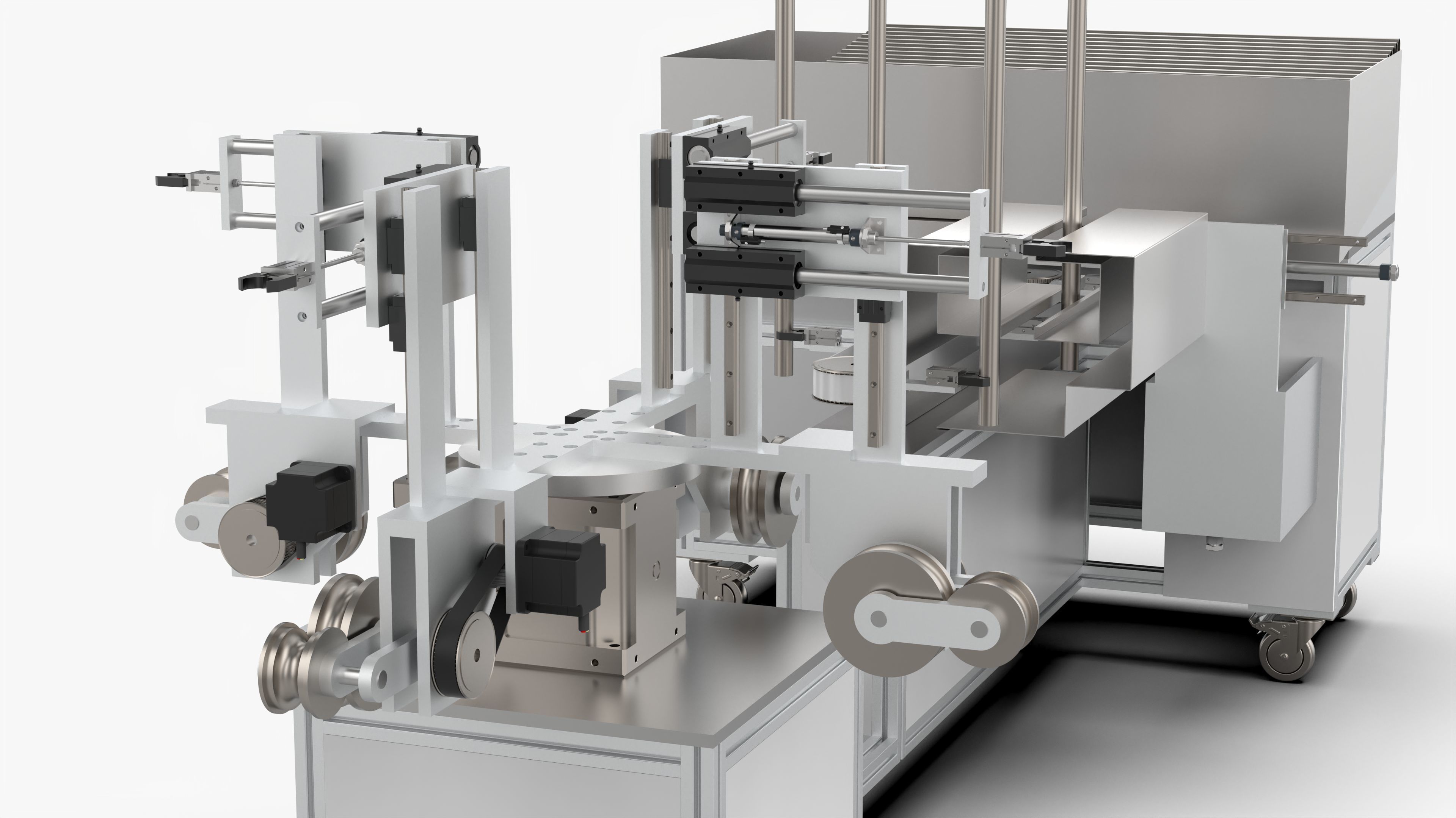 Automatic Pipe Bending Machine 3D model_6