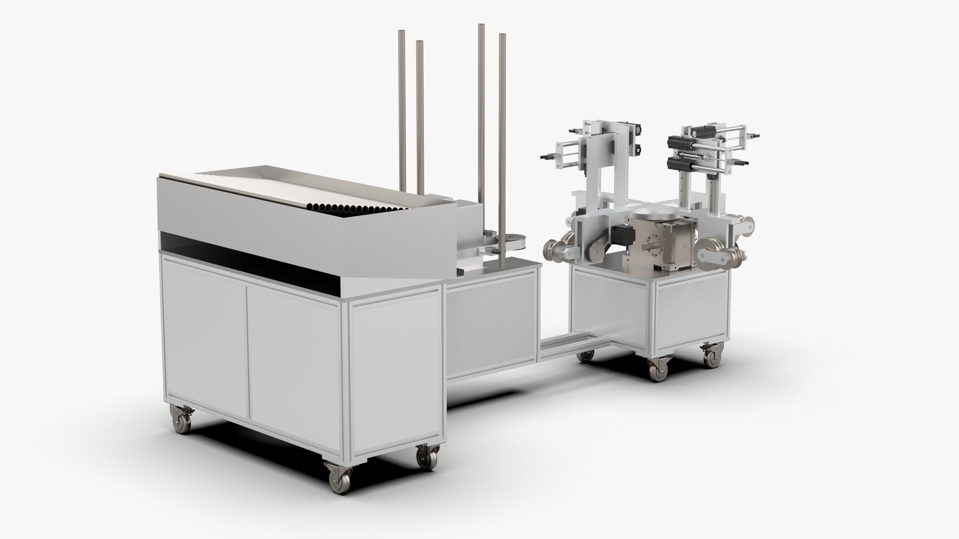 Automatic Pipe Bending Machine 3D model_4