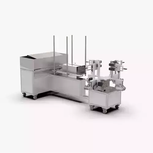 Automatic Pipe Bending Machine 3D model