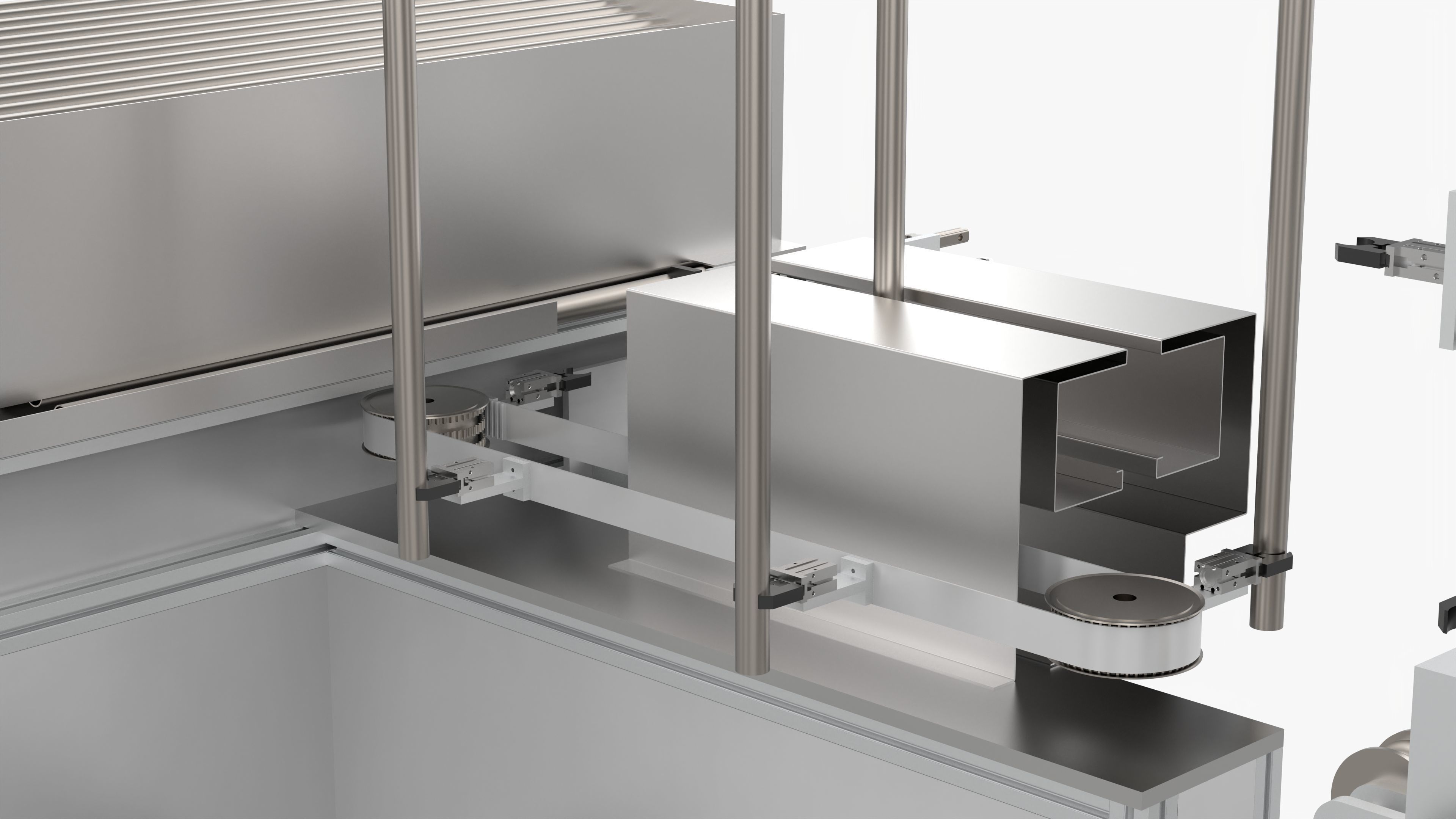 Automatic Pipe Bending Machine 3D model_8