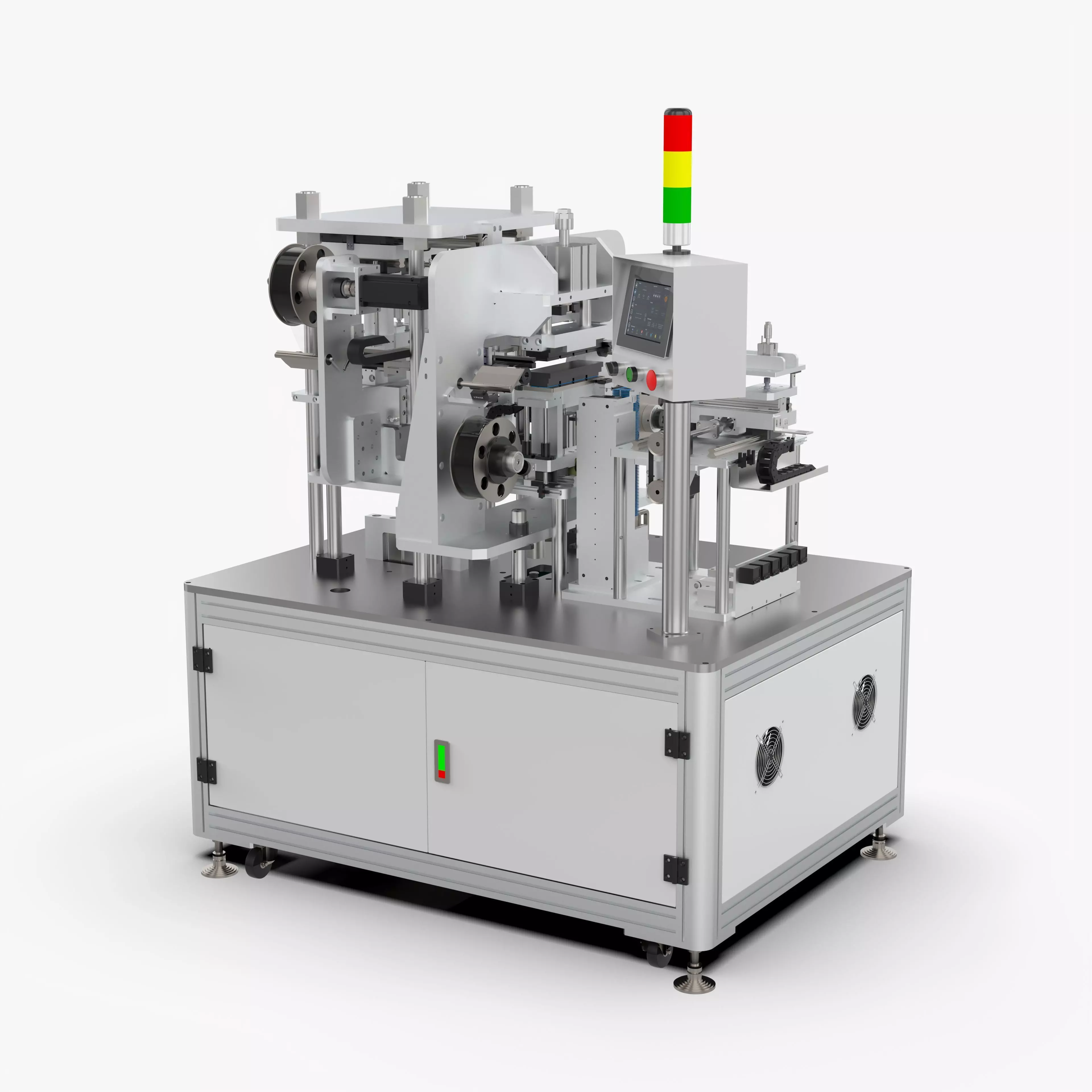 Automatic Cutting Clip Insulation Film Machine 3D model