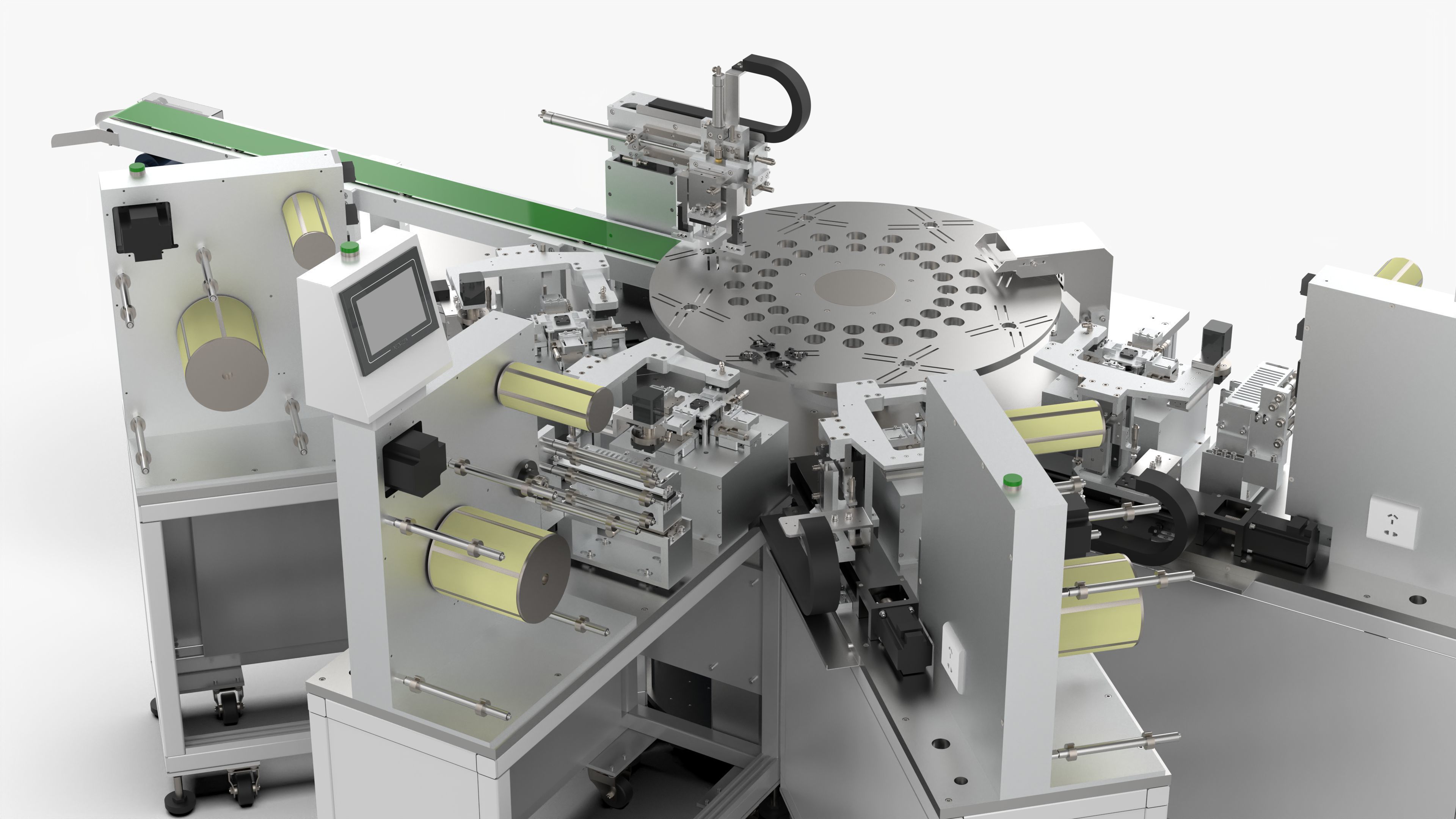 Multi-station Automatic Labeling Machine 3D model_9