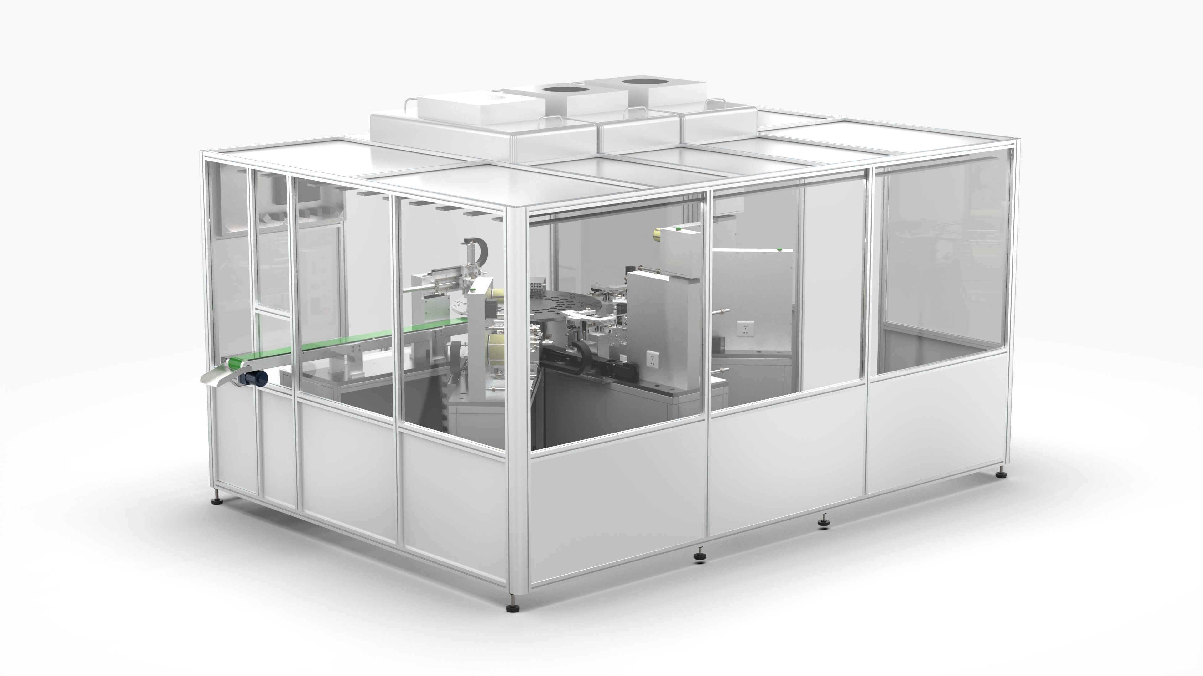 Multi-station Automatic Labeling Machine 3D model_3