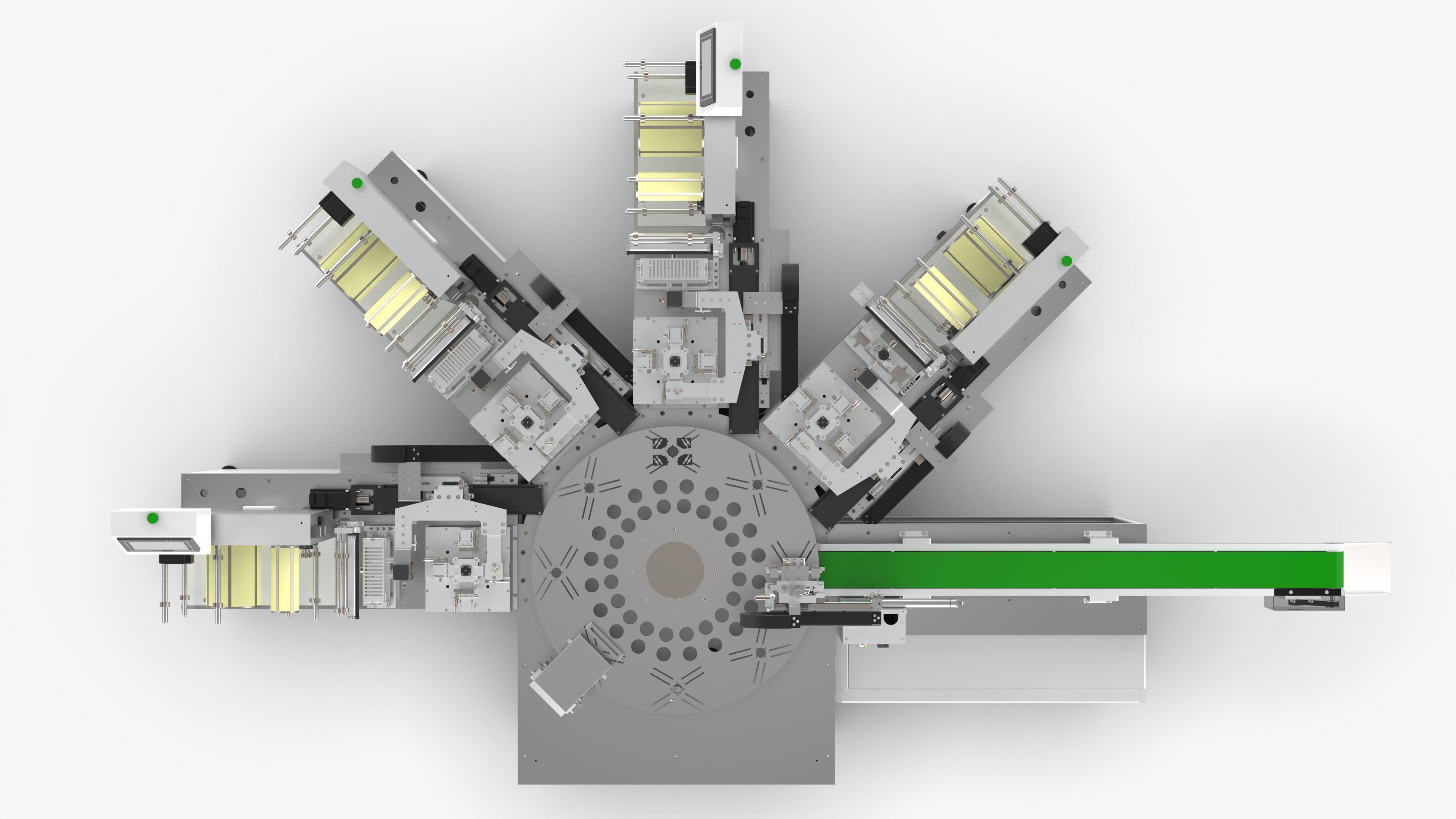 Multi-station Automatic Labeling Machine 3D model_13