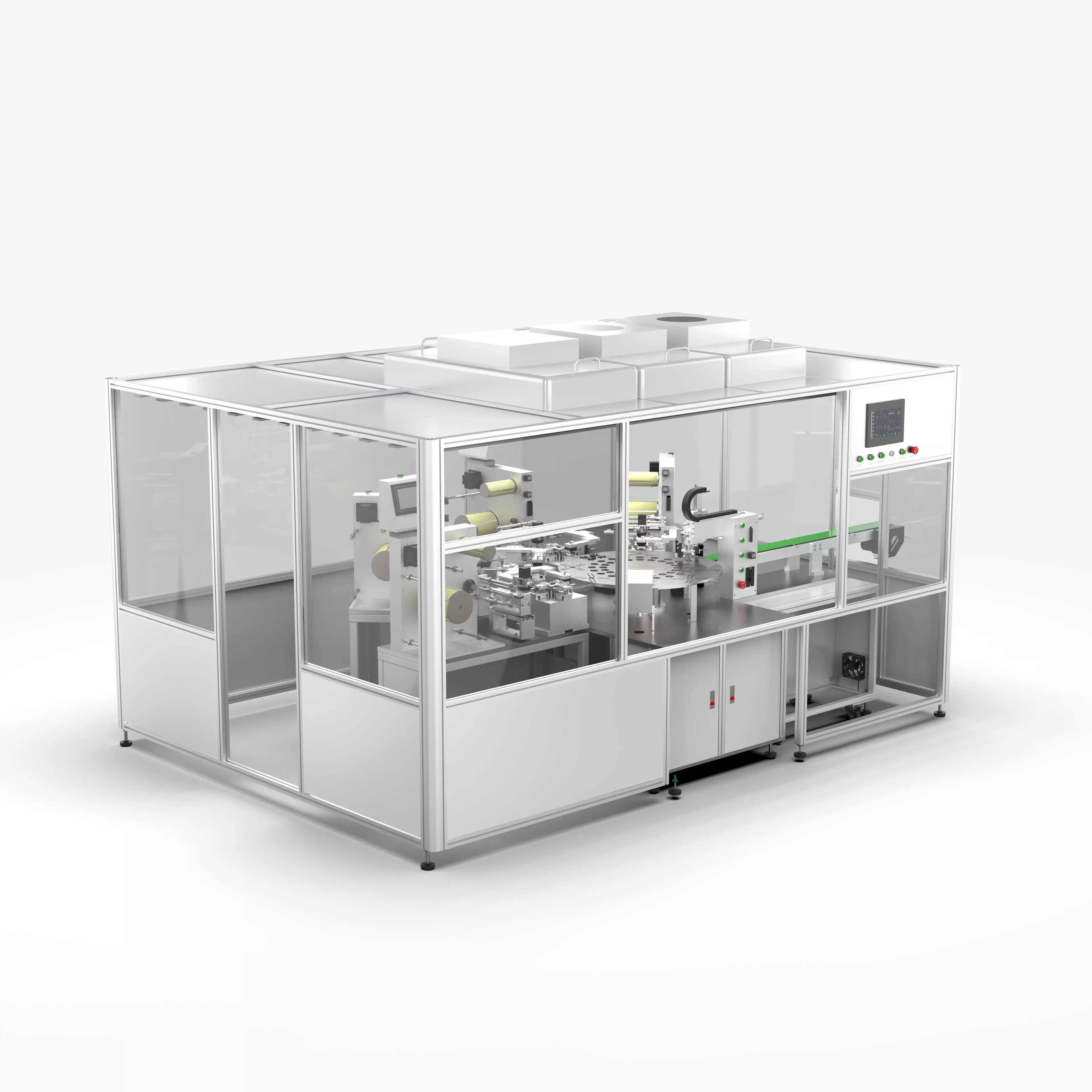 Multi-station Automatic Labeling Machine 3D model_0