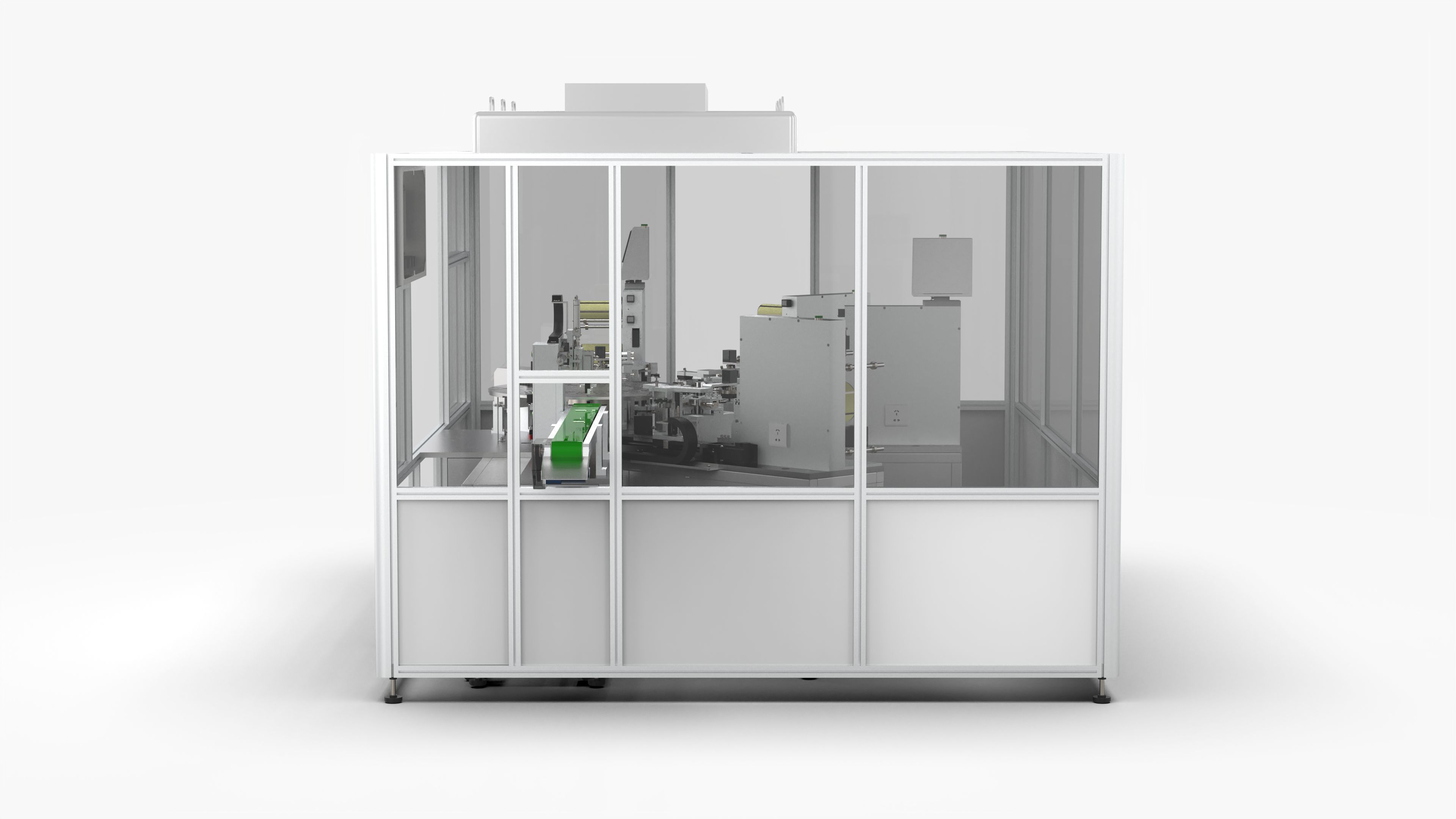 Multi-station Automatic Labeling Machine 3D model_6