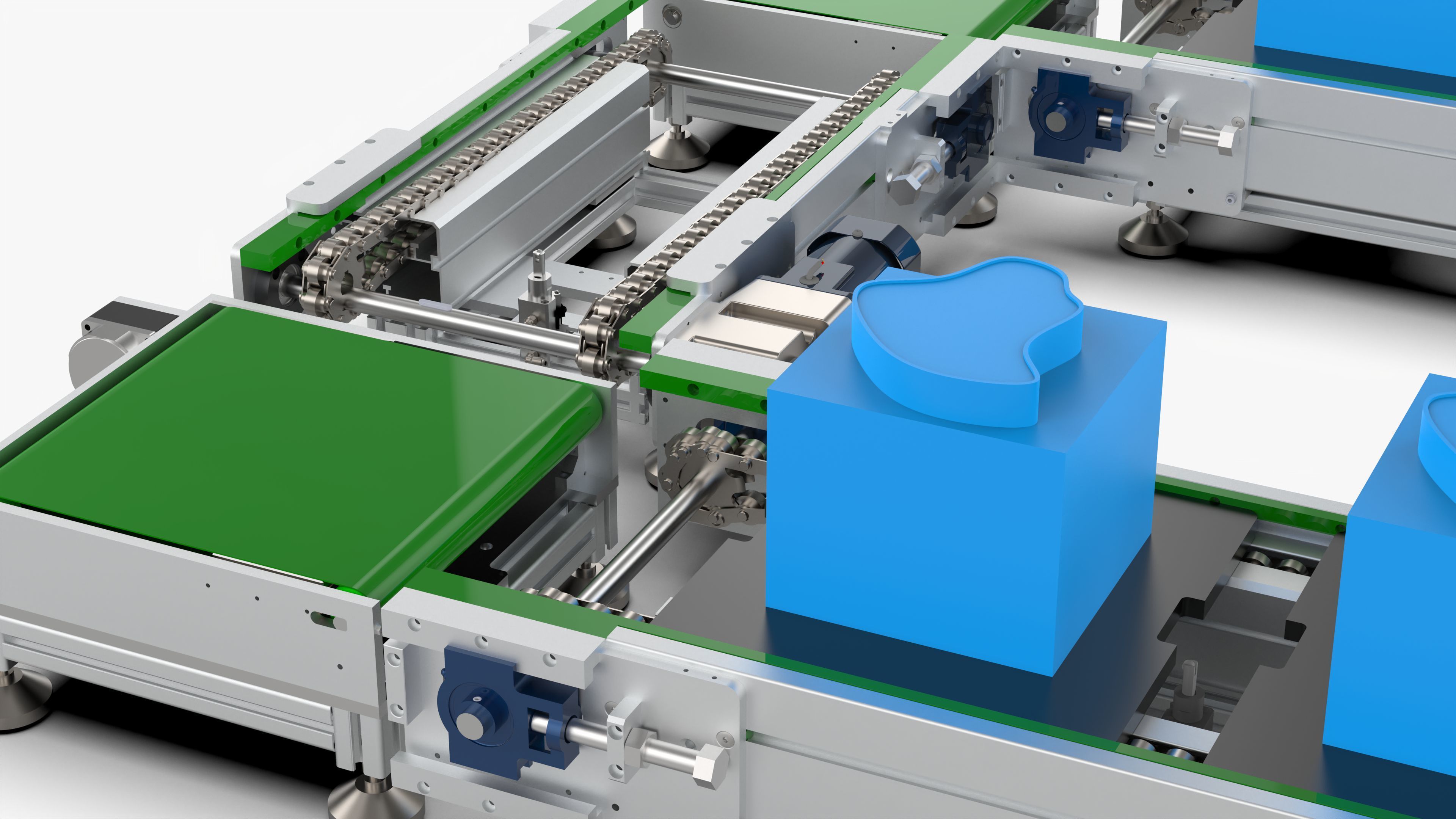 Speed Chain Transplanting Body Line 3D model_10