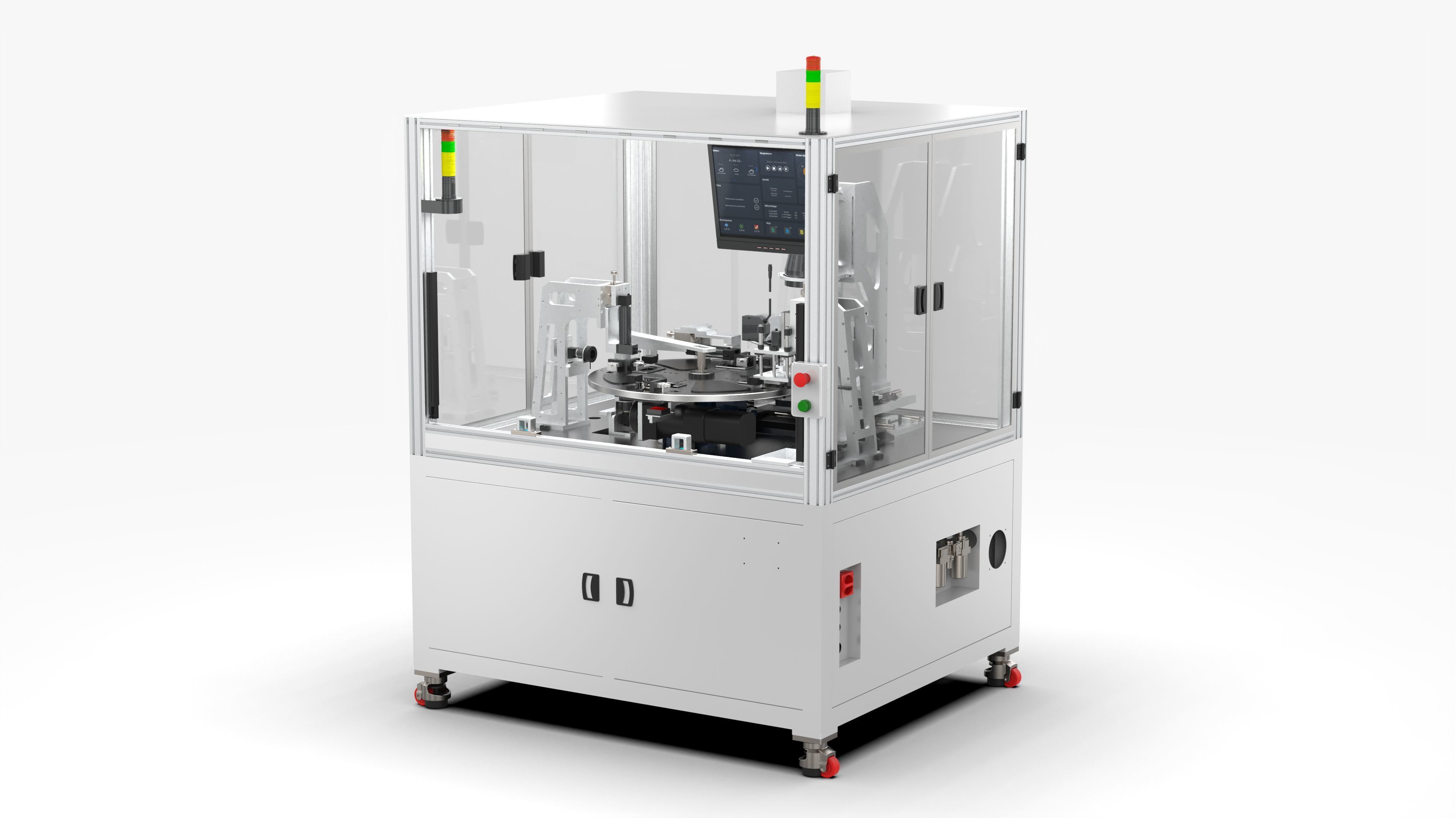 Automatic Battery Flatness Contour Size Inspection Machine 3D model_4