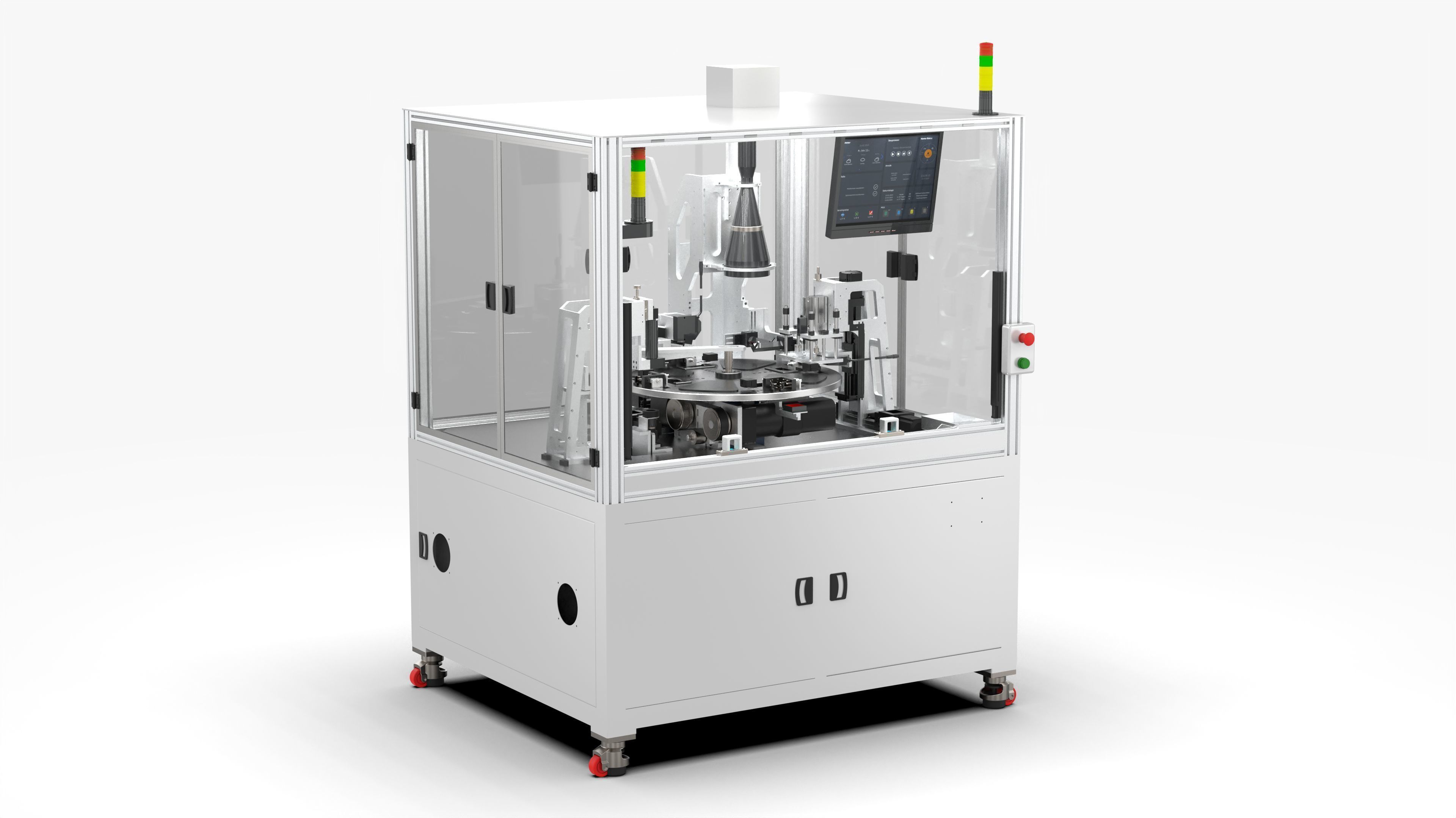 Automatic Battery Flatness Contour Size Inspection Machine 3D model_1