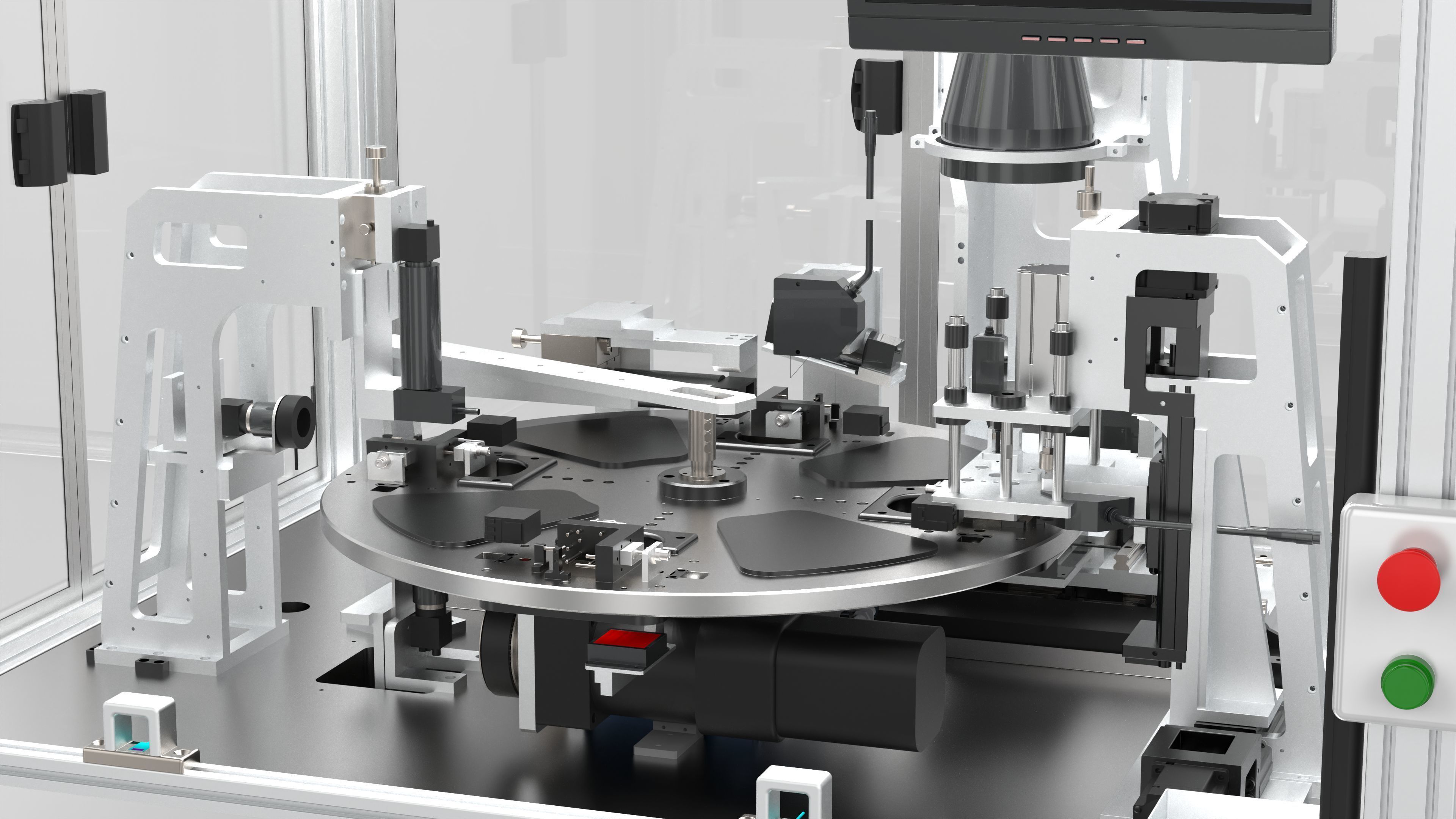 Automatic Battery Flatness Contour Size Inspection Machine 3D model_7