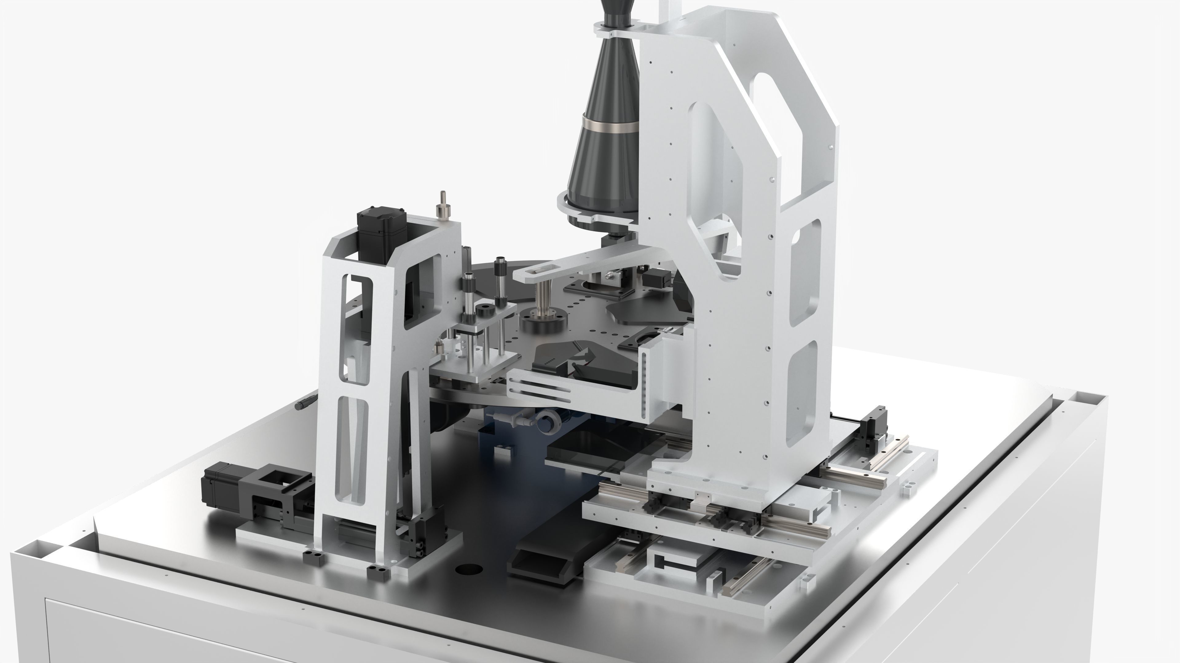 Automatic Battery Flatness Contour Size Inspection Machine 3D model_10