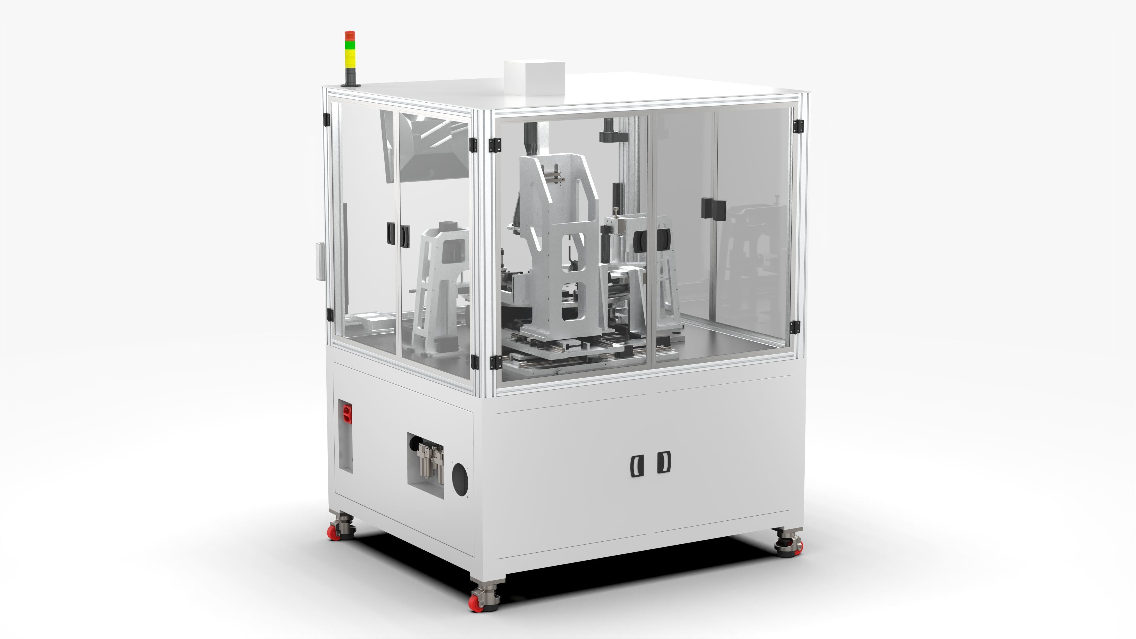 Automatic Battery Flatness Contour Size Inspection Machine 3D model_3