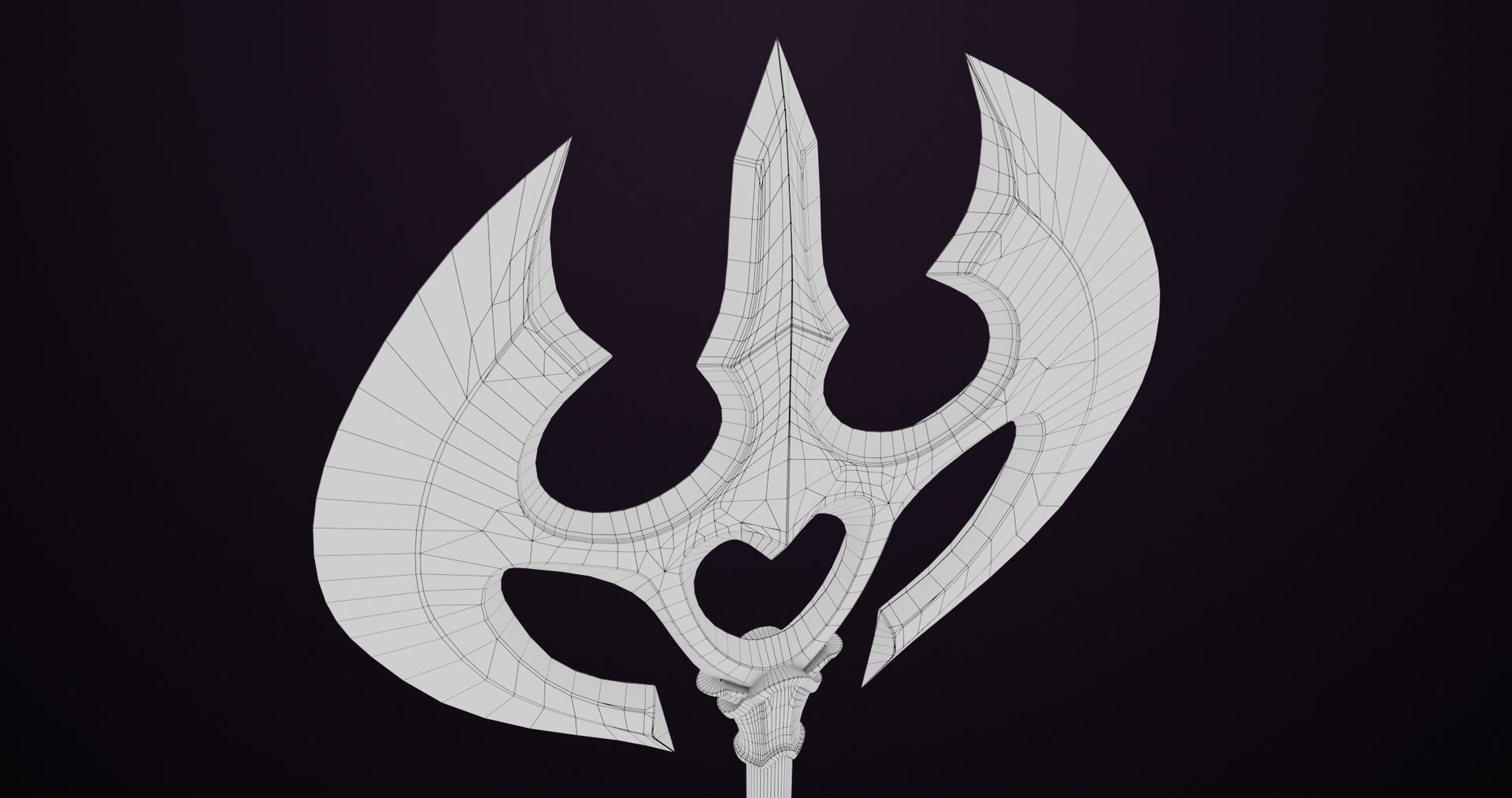 Battle Axe 06 Golden All PBR Unity UE Textures Included Low-poly 3D model_20