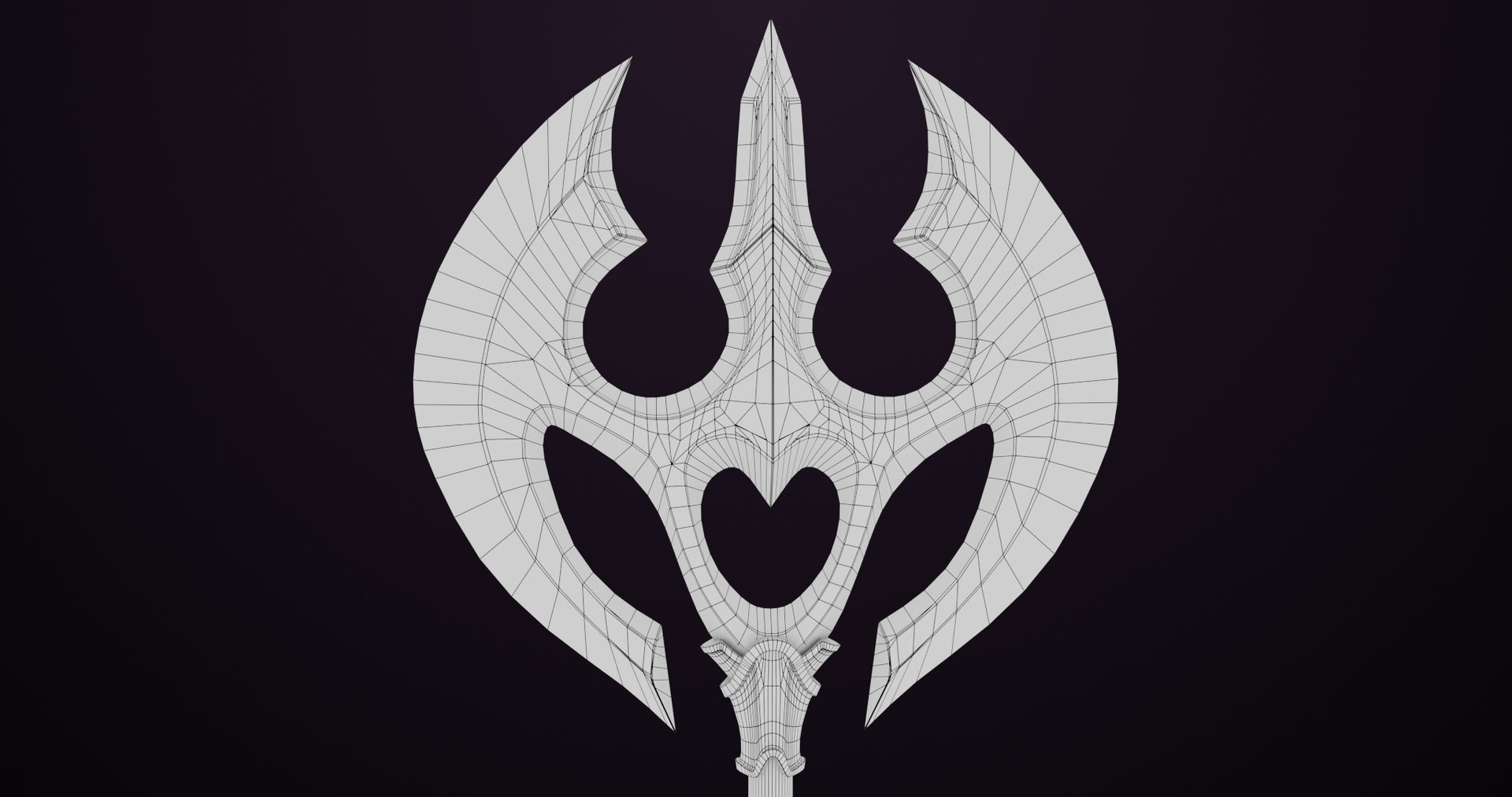 Battle Axe 06 Golden All PBR Unity UE Textures Included Low-poly 3D model_19