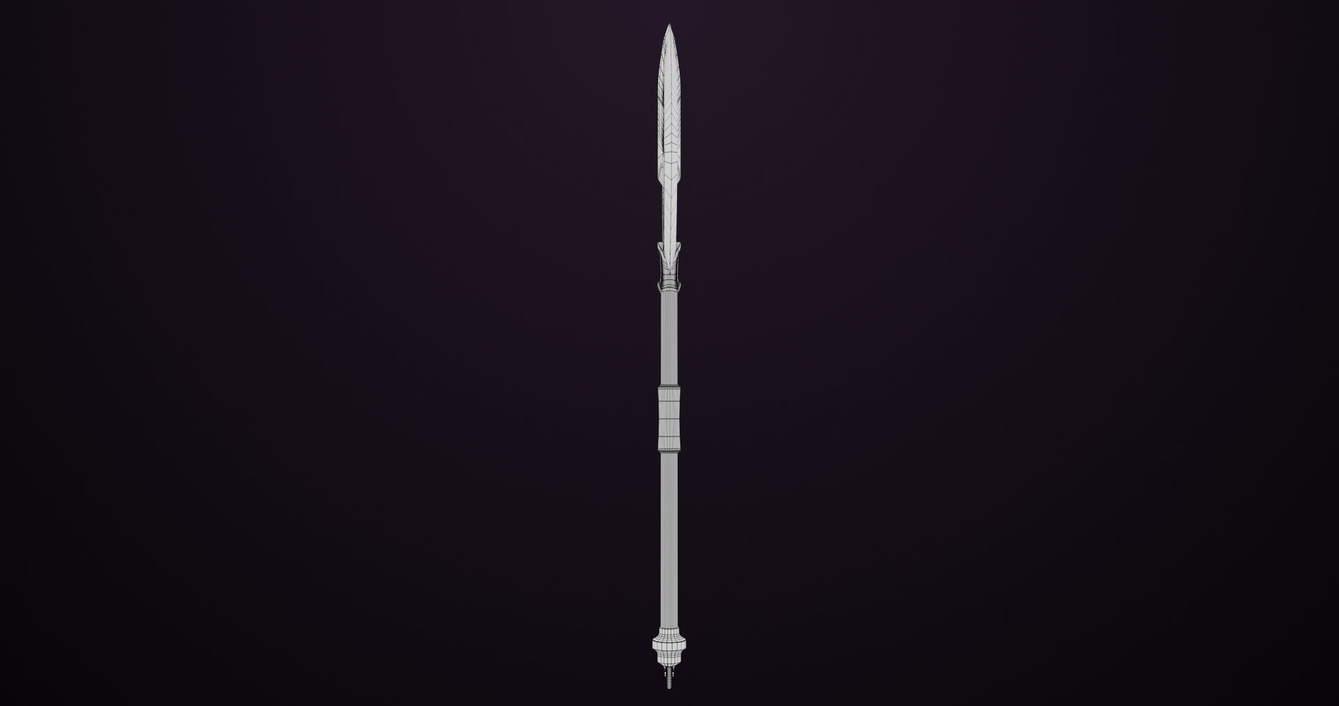 Battle Axe 06 Golden All PBR Unity UE Textures Included Low-poly 3D model_18