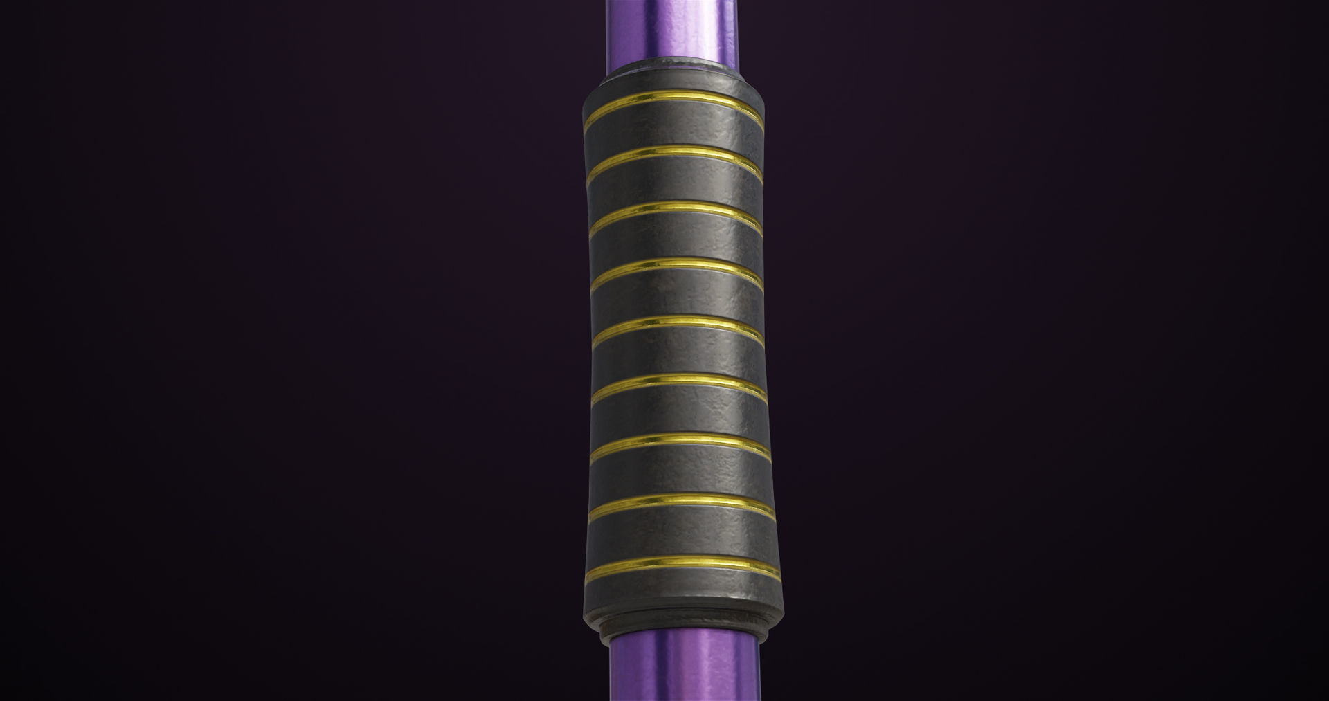 Battle Axe 06 Golden All PBR Unity UE Textures Included Low-poly 3D model_12