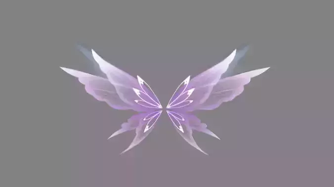 Cartoon spirit wing - Translucent butterfly wing