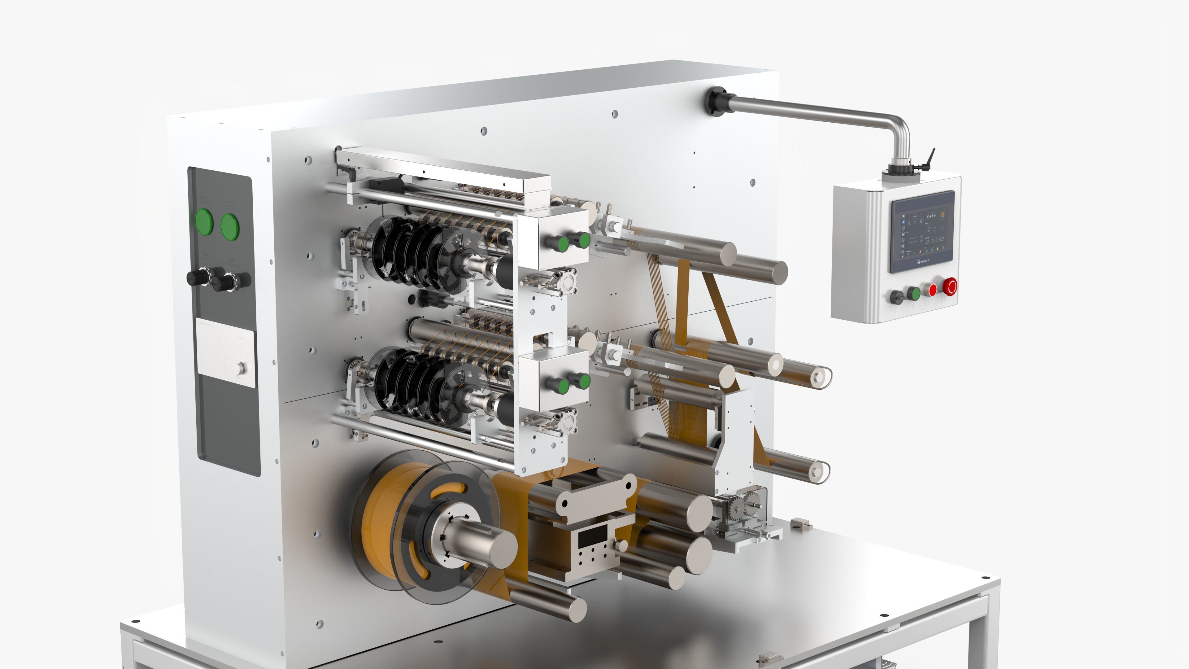 ACF Anisotropic Conductive Film Slitting Machine 3D model | CGTrader