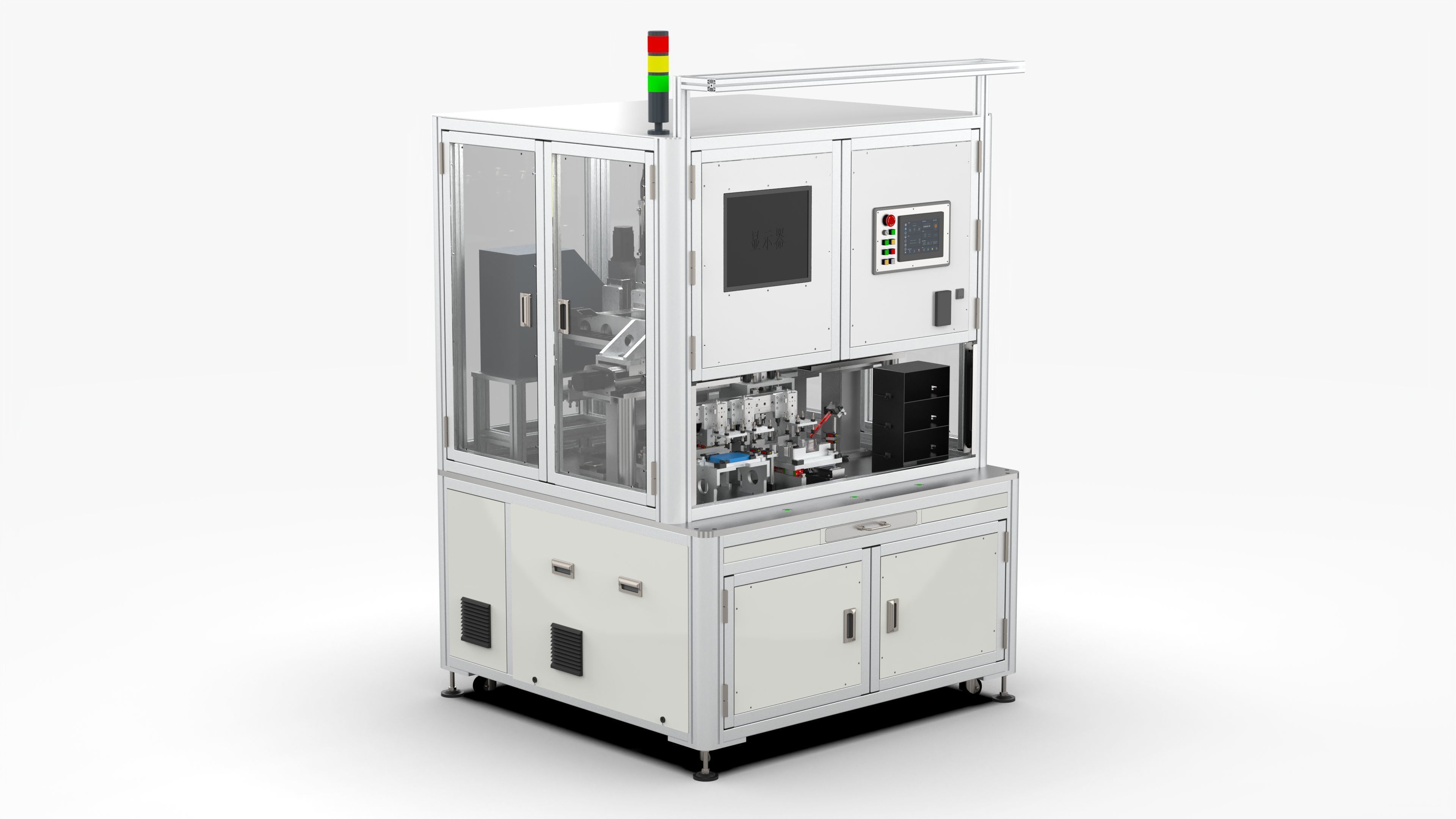 Multi-axis Automatic Locking Screw Machine 3D model_1