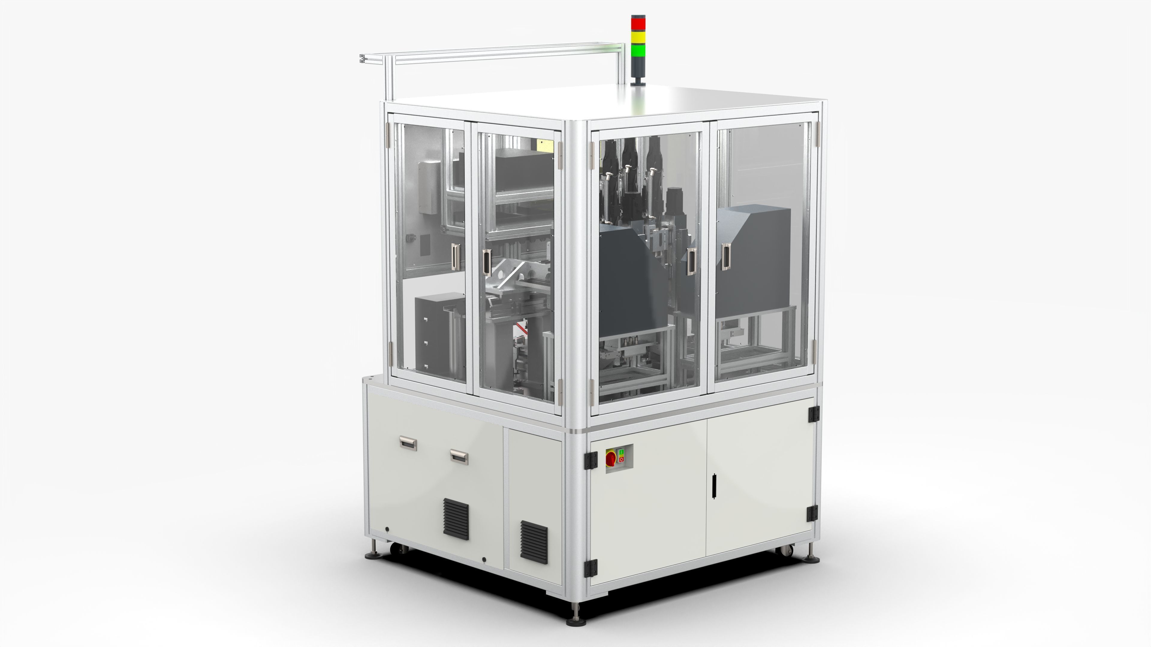 Multi-axis Automatic Locking Screw Machine 3D model_3