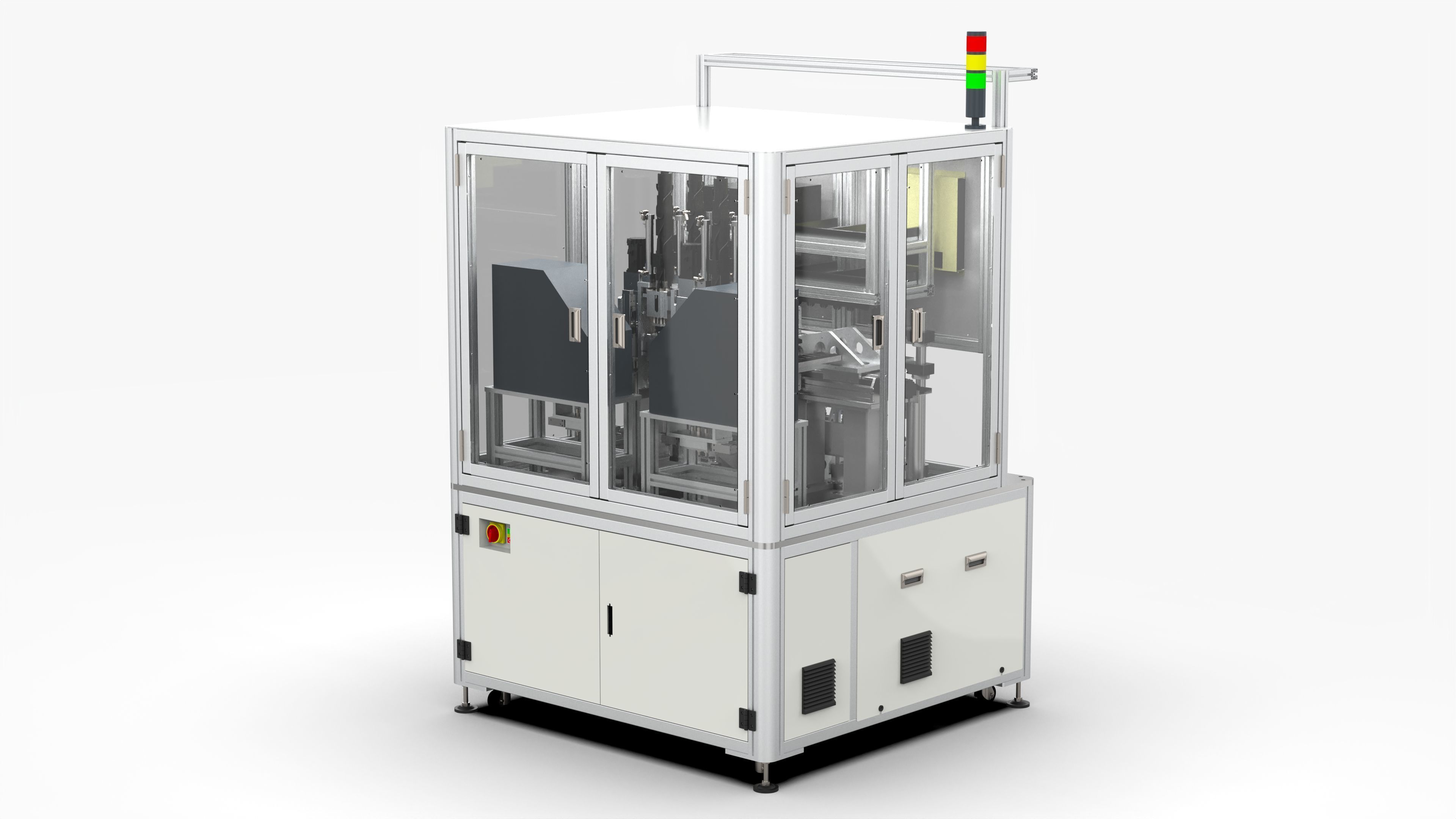 Multi-axis Automatic Locking Screw Machine 3D model_2