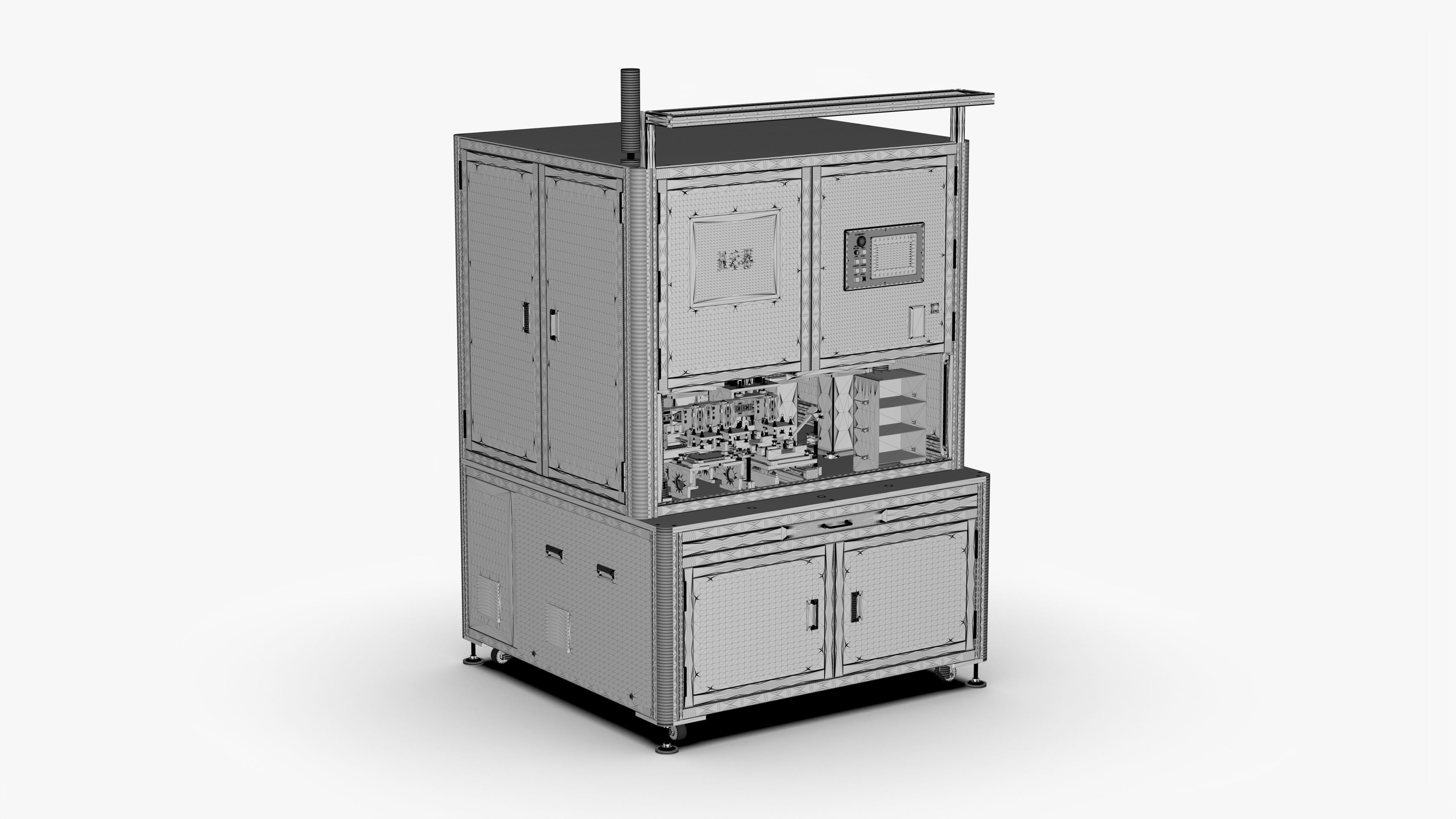 Multi-axis Automatic Locking Screw Machine 3D model_16